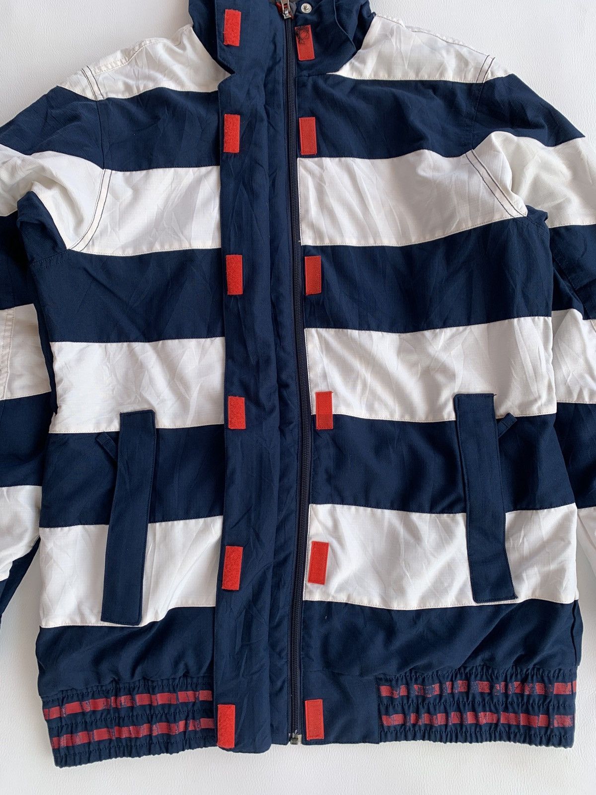 If Six Was Nine × Japanese Brand × Le Grande Bleu (L.G.B.) CSB Heavy Stripe Ifsixwas Lgb Style Zip Jacket with Hood Size US L / EU 52-54 / 3 - 2 Thumbnail