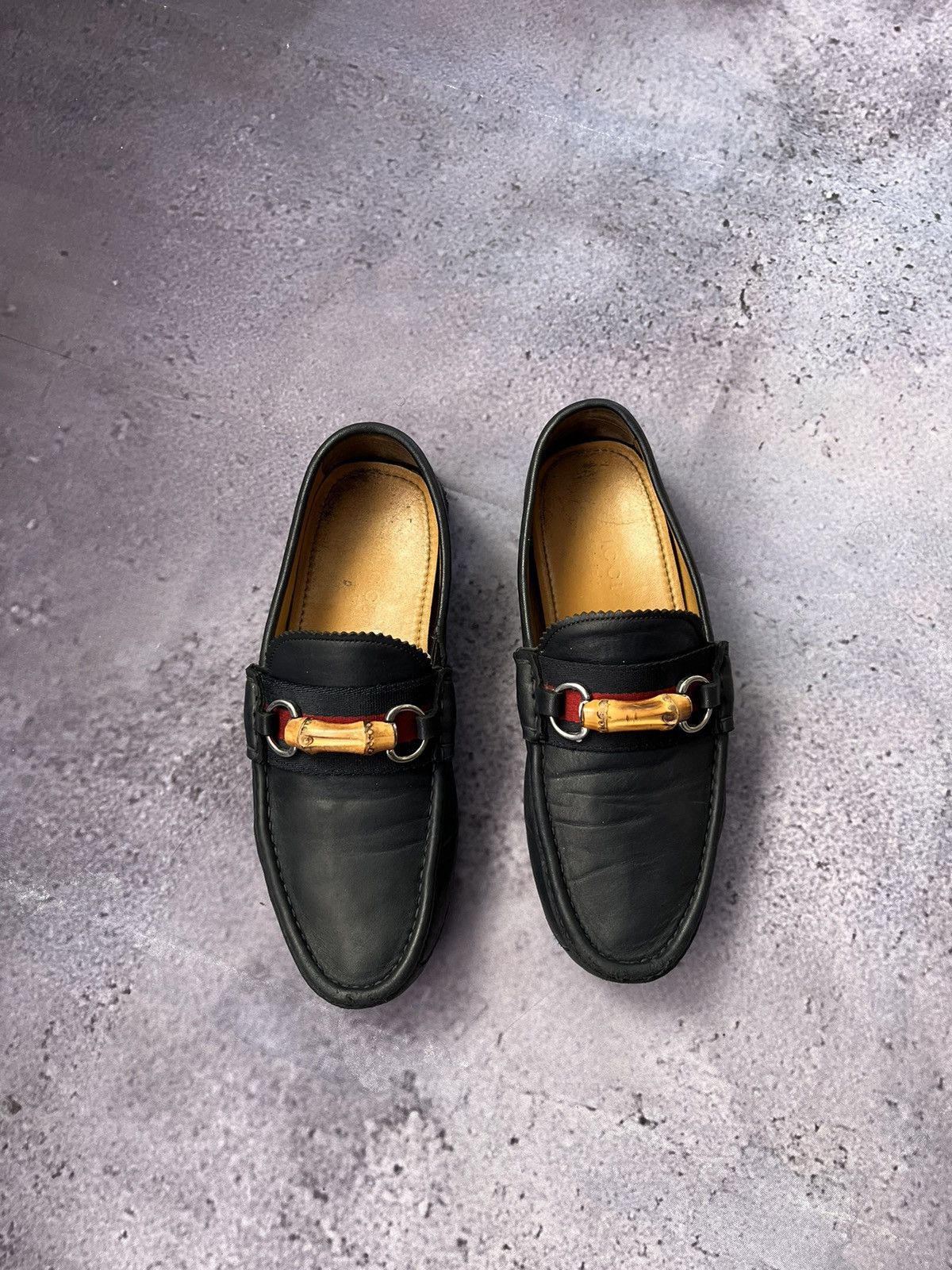 Gucci Gucci Bamboo Leather Loafers Black Size US 8.5 / EU 41-42 - 2 Thumbnail