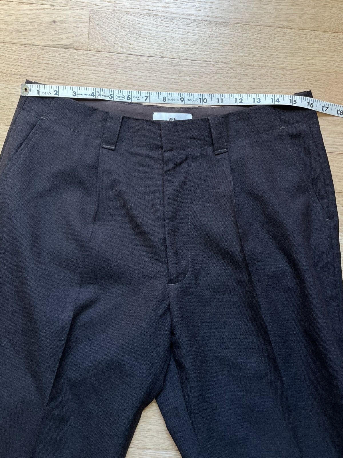 Other Ven. Space Ven 11231 Dark Brown Pants Kinori Wool Evan 48 Size US 32 / EU 48 - 4 Thumbnail