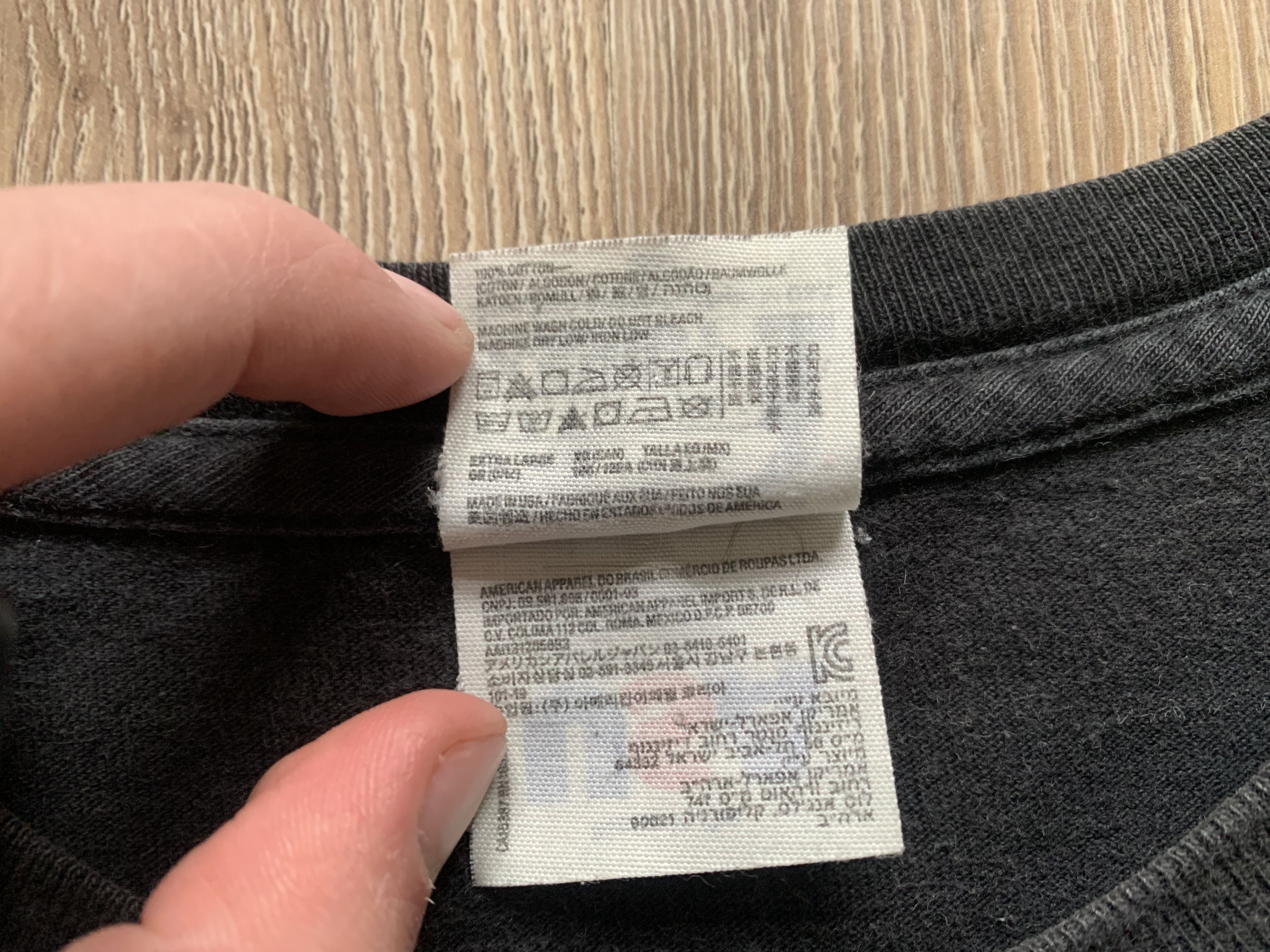 Other American Apparel The Hammer Black T-Shirt Made in USA Size US XL / EU 56 / 4 - 5 Thumbnail