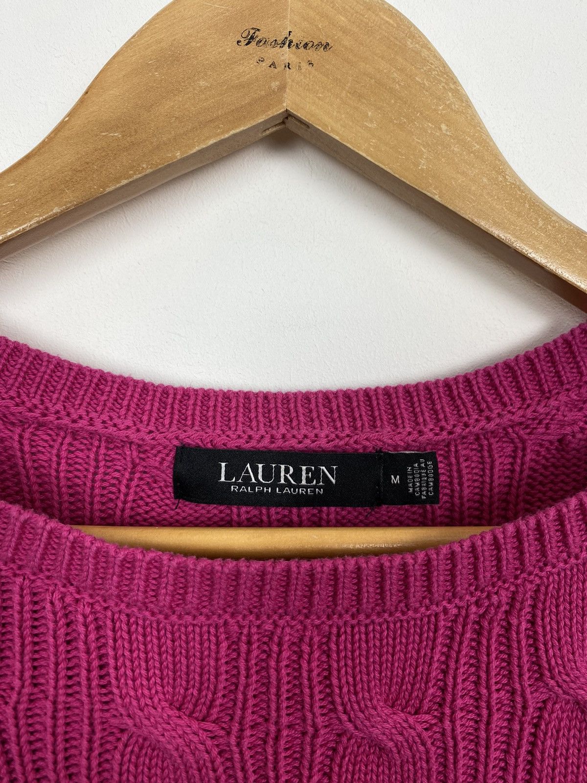 Vintage Polo Ralph Lauren 100% Cotton Round Neck Sweater Womens Sz M Size M / US 6-8 / IT 42-44 - 4 Thumbnail