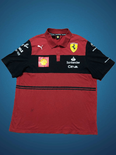 Ferrari × Puma Scuderia Ferrari Racing Team Men Puma Polo Shirt Jersey 2022 Size US XL / EU 56 / 4 - 1 Thumbnail