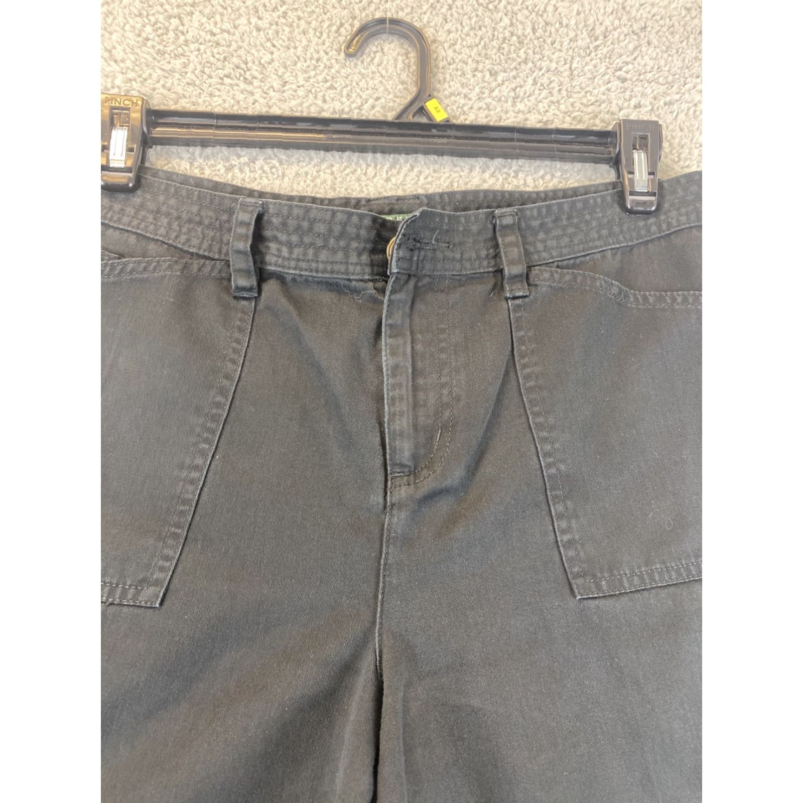 Ralph Lauren Lauren Ralph Lauren LRL Women’s Shorts 100% Cotton Pocket Size 10 Black 62-4 Belt Loops 5-Pocket Design High Rise / Regular Fit / 13 Leg Opening Size 32" / US 10 / IT 46 - 2 Thumbnail
