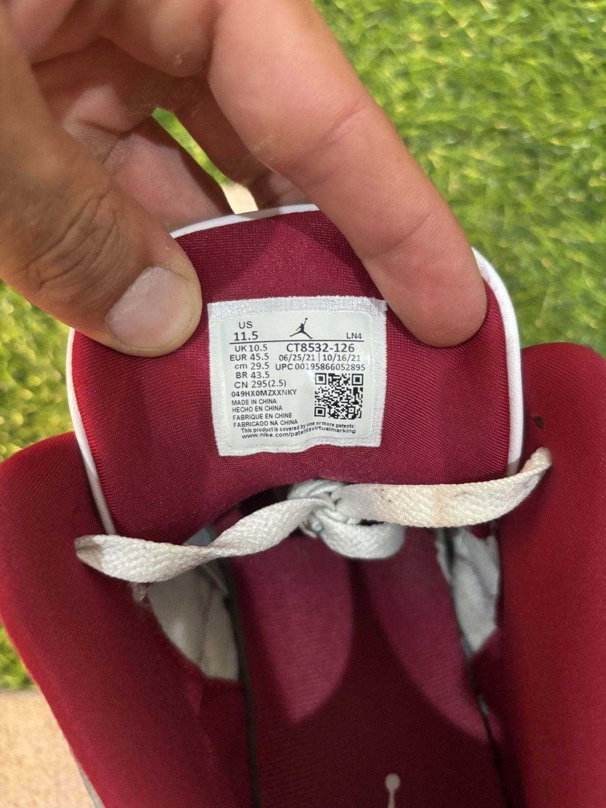 Jordan Brand Jordan 3 Cardinal Size US 11.5 / EU 44-45 - 6 Thumbnail