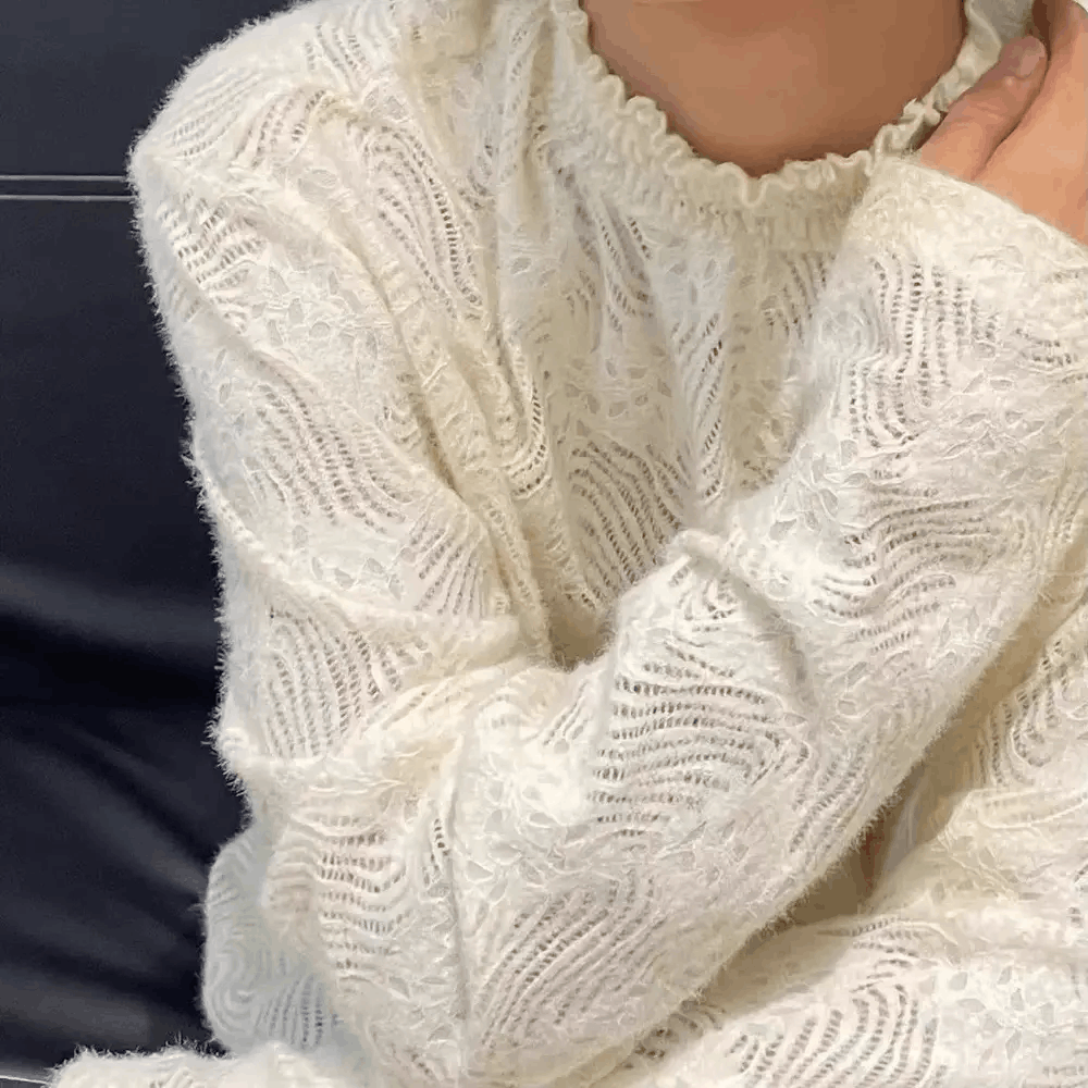 Japanese Brand × Vintage Vintage Fall/Winter Knit Long Sleeve Blouse Top Size US XL / EU 56 / 4 - 5 Thumbnail