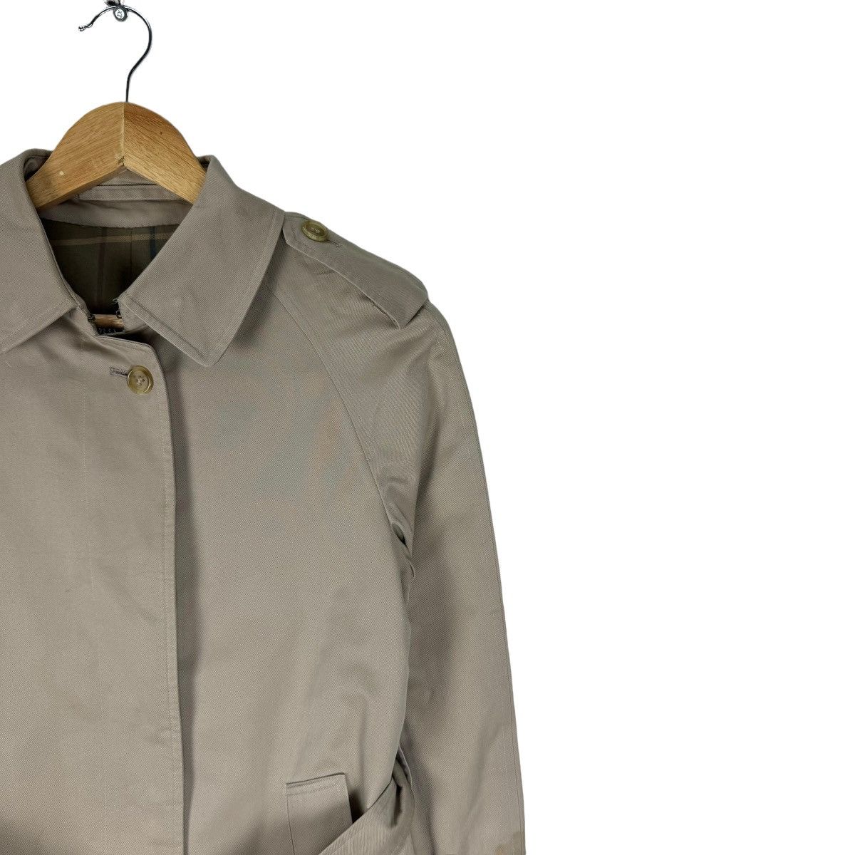 Burberry ⚡️BURBERRYS ENGLAND NOVA CHECKED TRENCH COAT JACKET Size S / US 4 / IT 40 - 5 Thumbnail