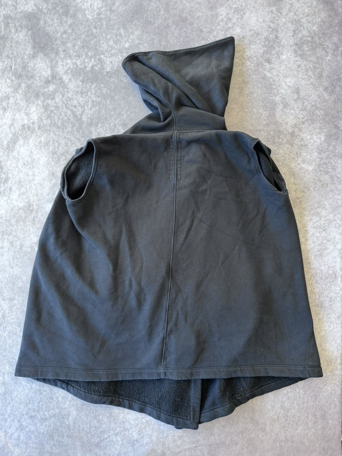 Rick Owens × Rick Owens Drkshdw Rick Owens DRKSHDW Tie Sleeveless Sweatshirt Size US XL / EU 56 / 4 - 2 Thumbnail