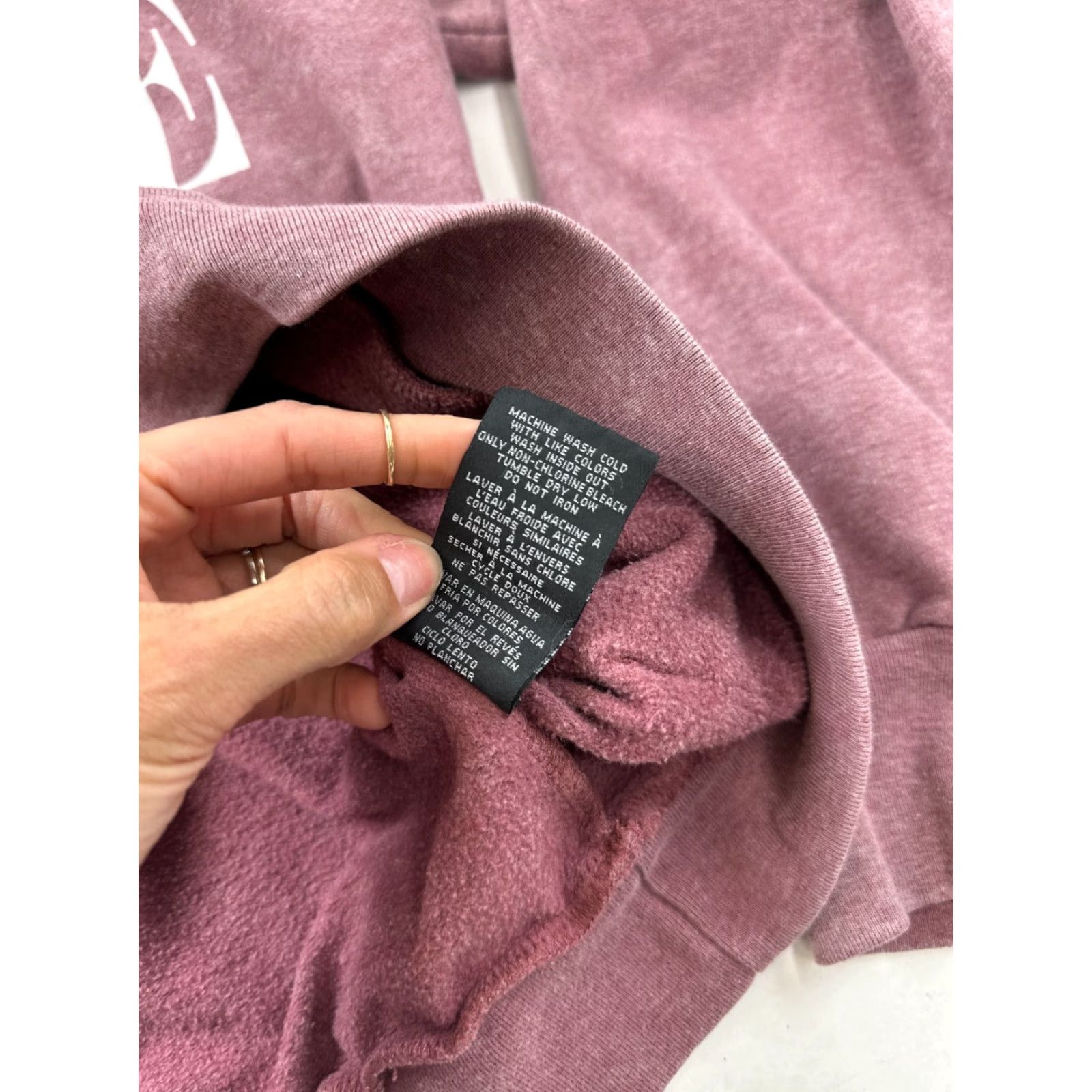 Spell Mickey Mouse Hoodie Men Medium Maroon Fleece Lined Sweatshirt Pullover Size US M / EU 48-50 / 2 - 6 Thumbnail