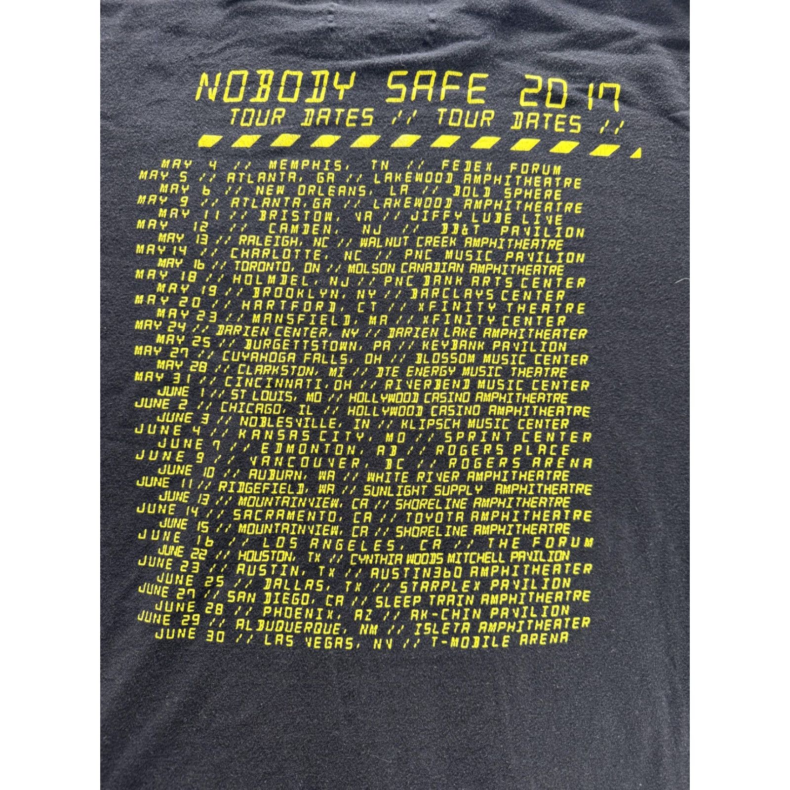 Vintage Freebandz Shirt Mens Large Black 2017 Nobody Safe Tour Concert Rap Tee Size US L / EU 52-54 / 3 - 7 Thumbnail