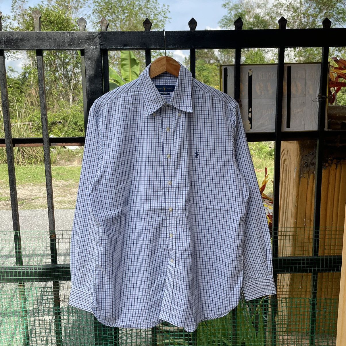 Ralph Lauren 🔥Ralph Lauren Small Pony Logo Checkerd Button Shirts Size US L / EU 52-54 / 3 - 1 Thumbnail