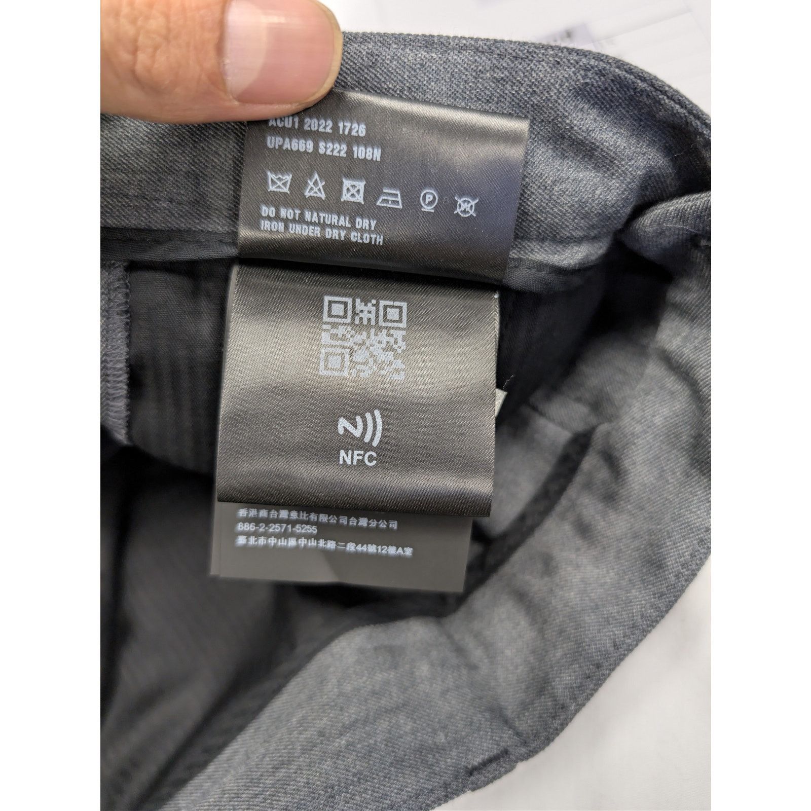 Prada o1rshd1 Gabardine Casual Pants in Grey Size US 30 / EU 46 - 14 Thumbnail