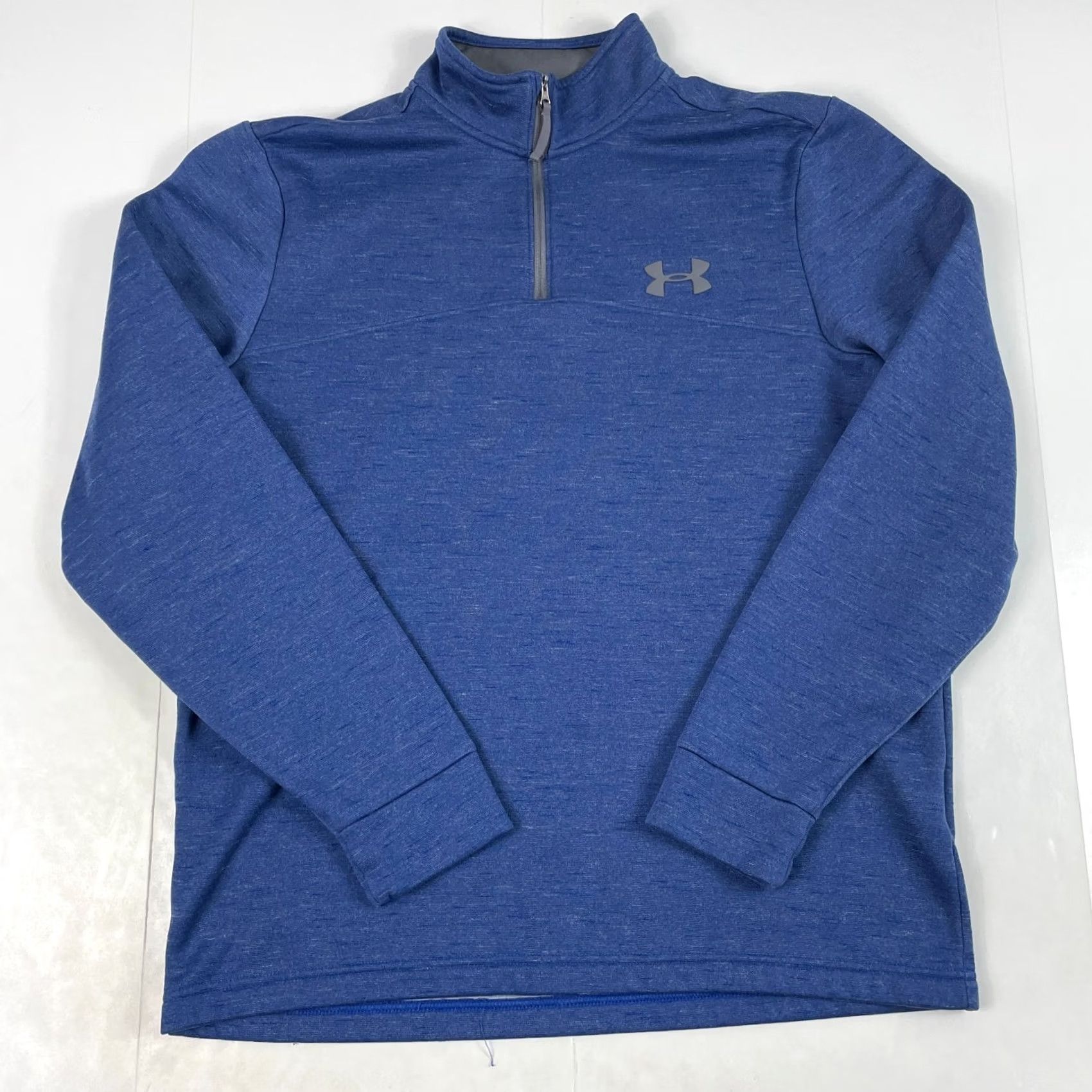 Under Armour Under Armour Sweater Mens Medium Blue ColdGear 1/4 Zip Pullover Gy m Golfing Size US M / EU 48-50 / 2 - 2 Thumbnail