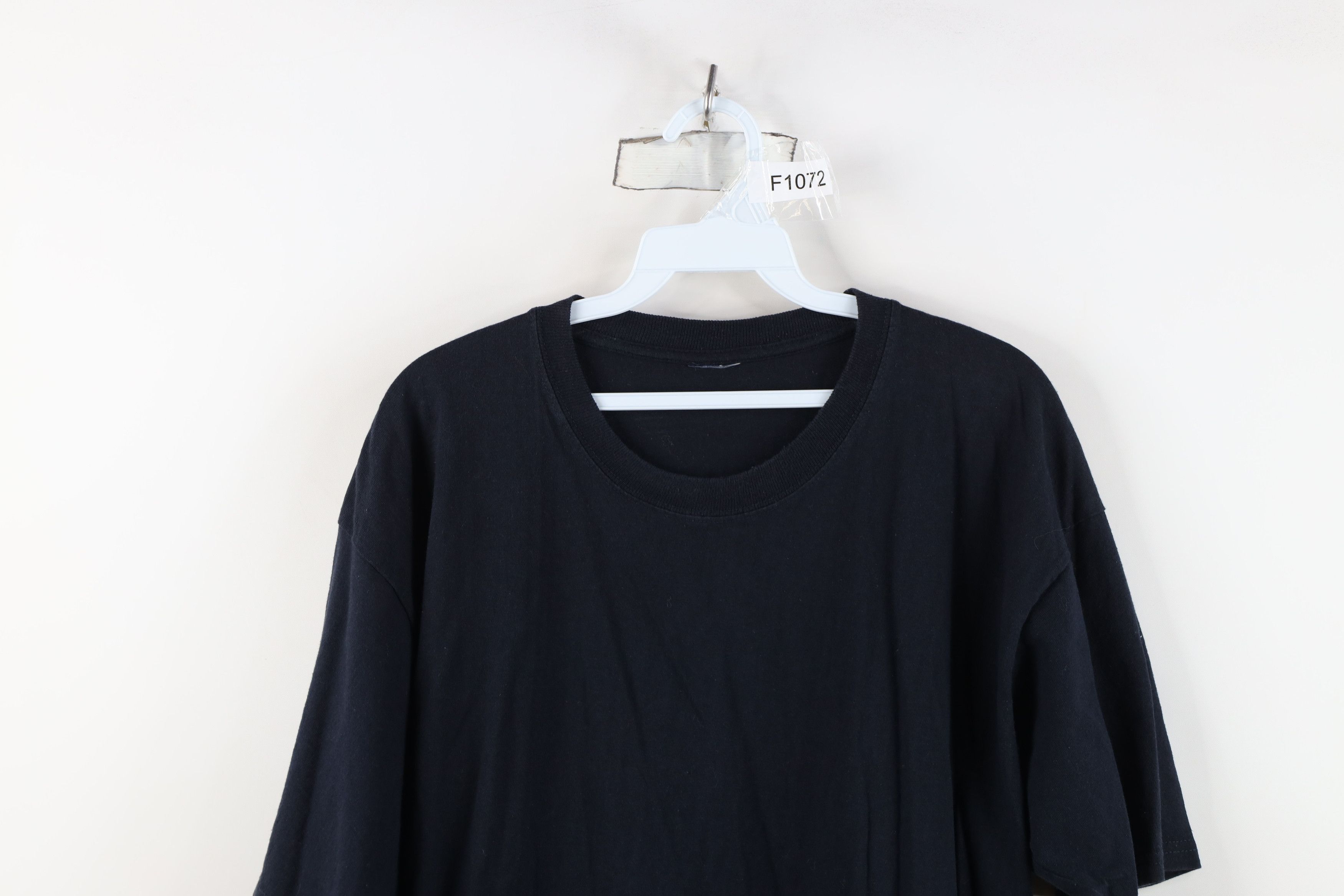 Vintage Vintage 90s Streetwear Cotton Short Sleeve T-Shirt Black Size US XL / EU 56 / 4 - 2 Thumbnail