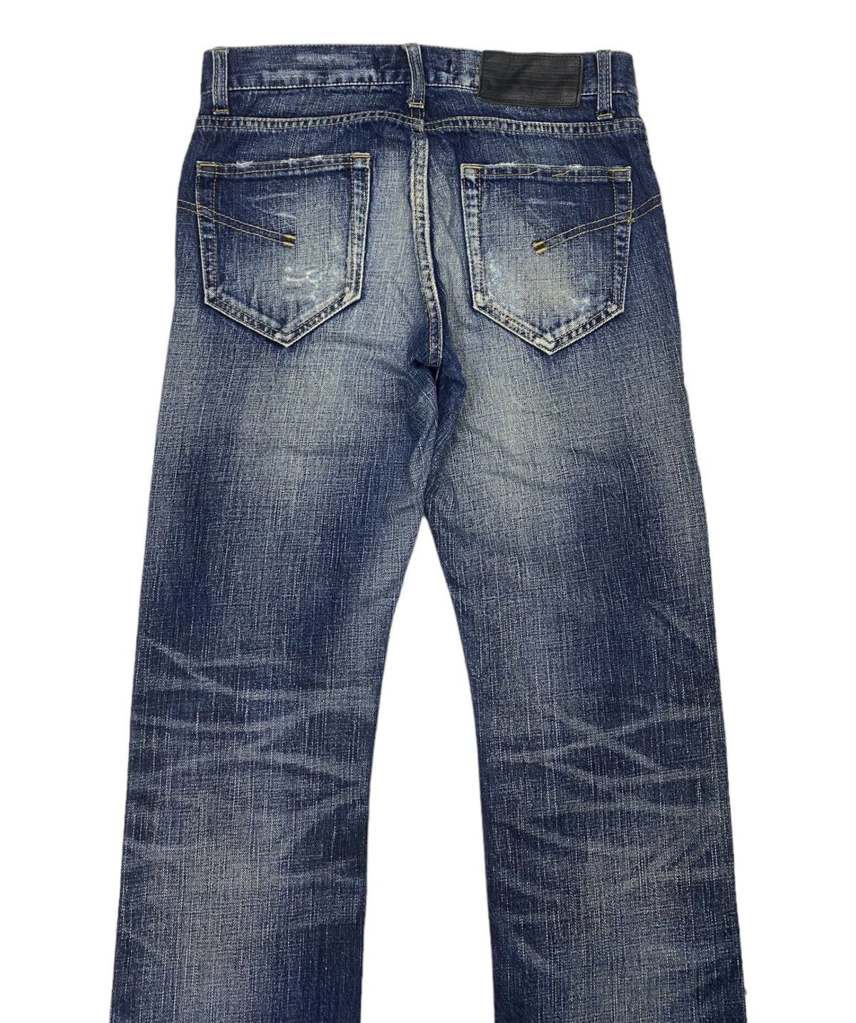 Hysteric Glamour 🔥JACK ROSE DISTRESSED DENIM PATCHWORK DENIM JEANS Size US 29 - 6 Thumbnail