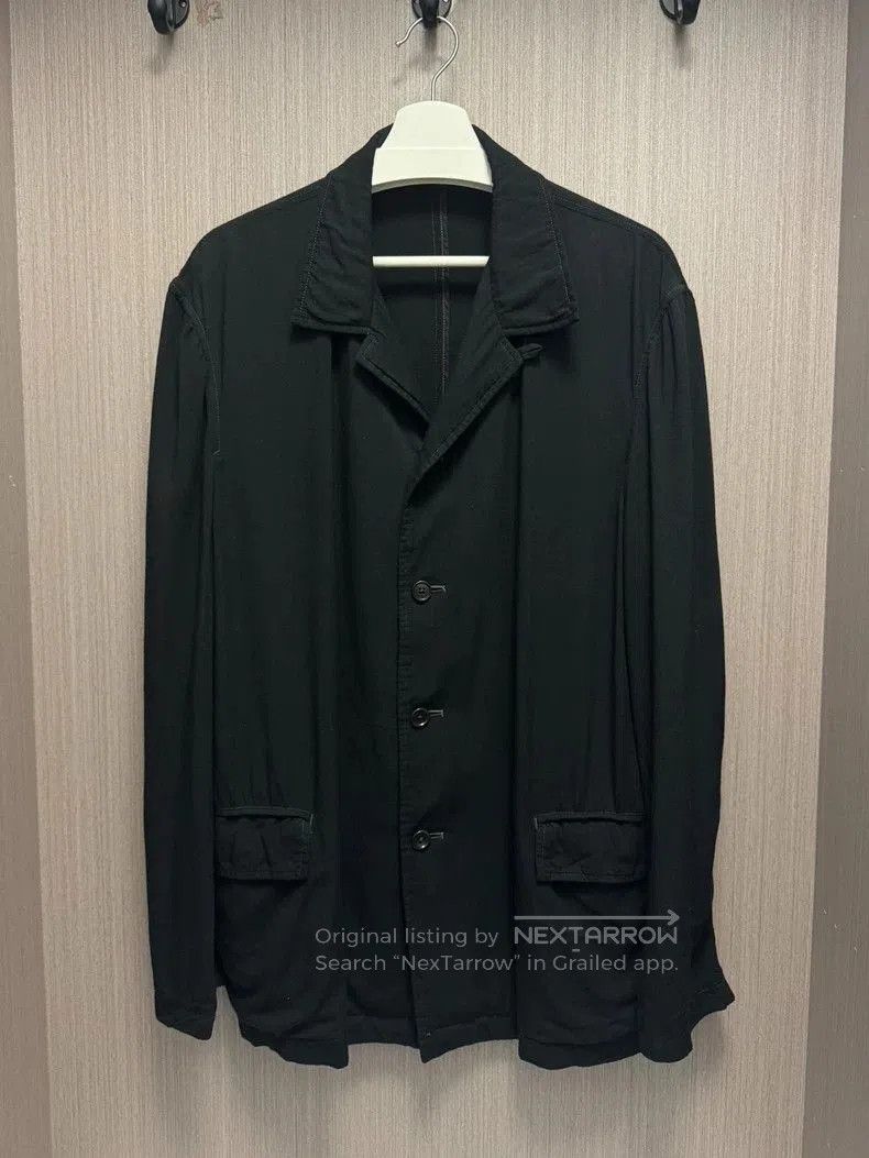 Yohji Yamamoto Yohji Yamamoto 2002SS Silk Shirt Jacket. Size US L / EU 52-54 / 3 - 1 Thumbnail