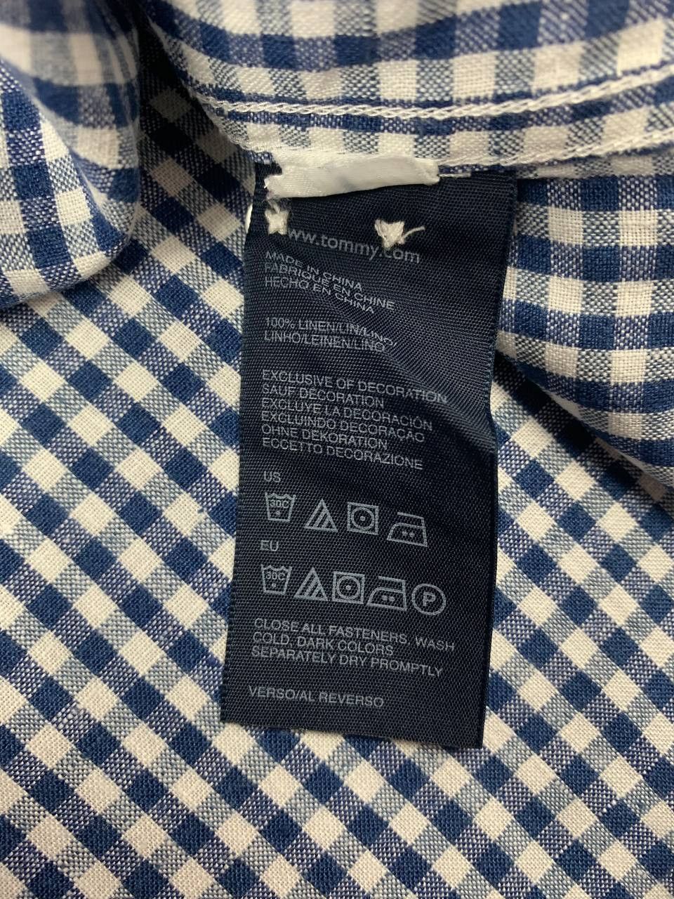 Tommy Hilfiger Tommy Hilfiger Men’s Shirt Size M Blue Checkered Size US M / EU 48-50 / 2 - 18 Thumbnail