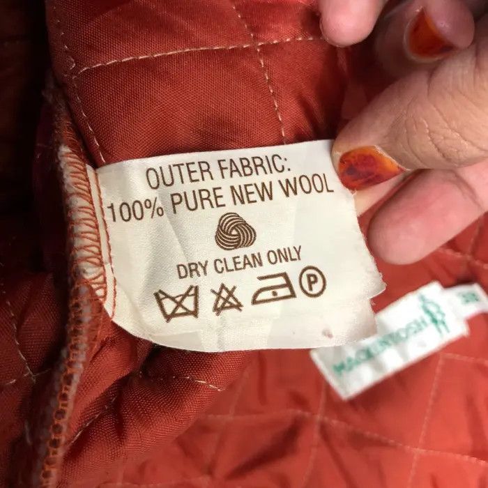 Vintage Vtg 90’ MACKINTOSH SCOTLAND QUILTED Parka Trench Coat Jacket Size L / US 10 / IT 46 - 7 Thumbnail