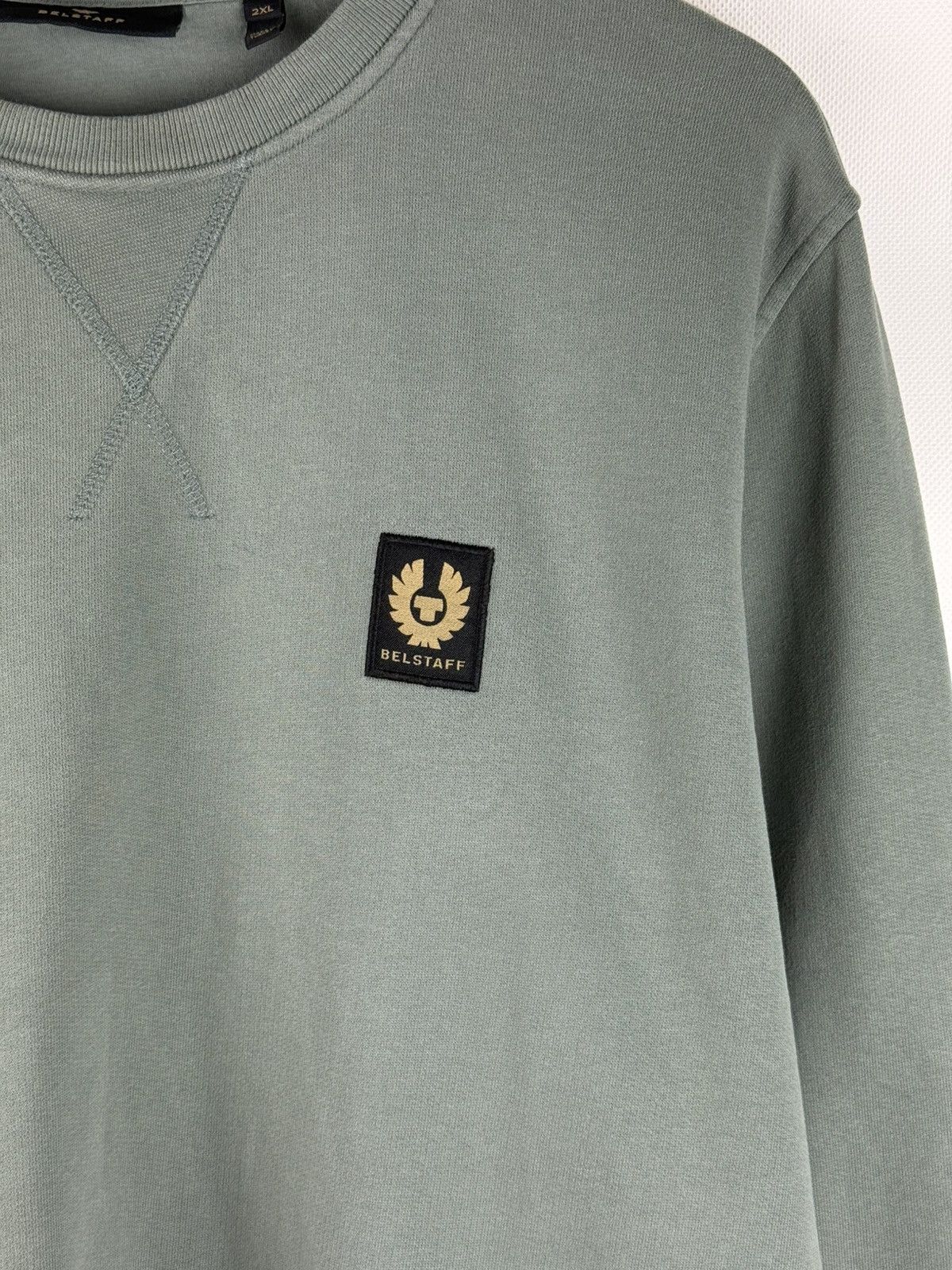 Belstaff Belstaff Men’s Crewneck Cotton Sweatshirt Pullover Size 2XL Size US XXL / EU 58 / 5 - 8 Thumbnail
