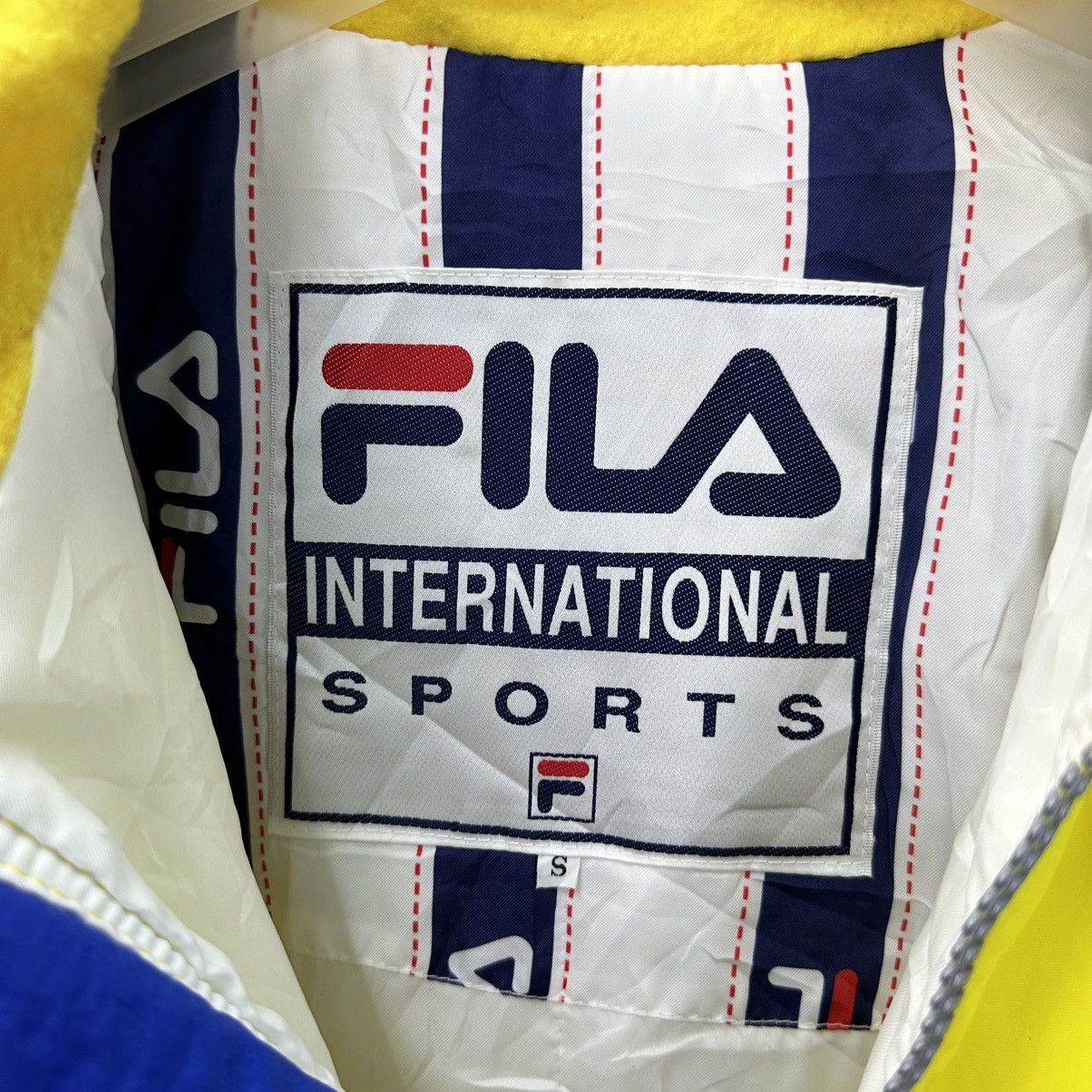 Fila RARE Vintage 90s Fila Players Baggy Anorak Jacket Z163 Size US S / EU 44-46 / 1 - 12 Thumbnail