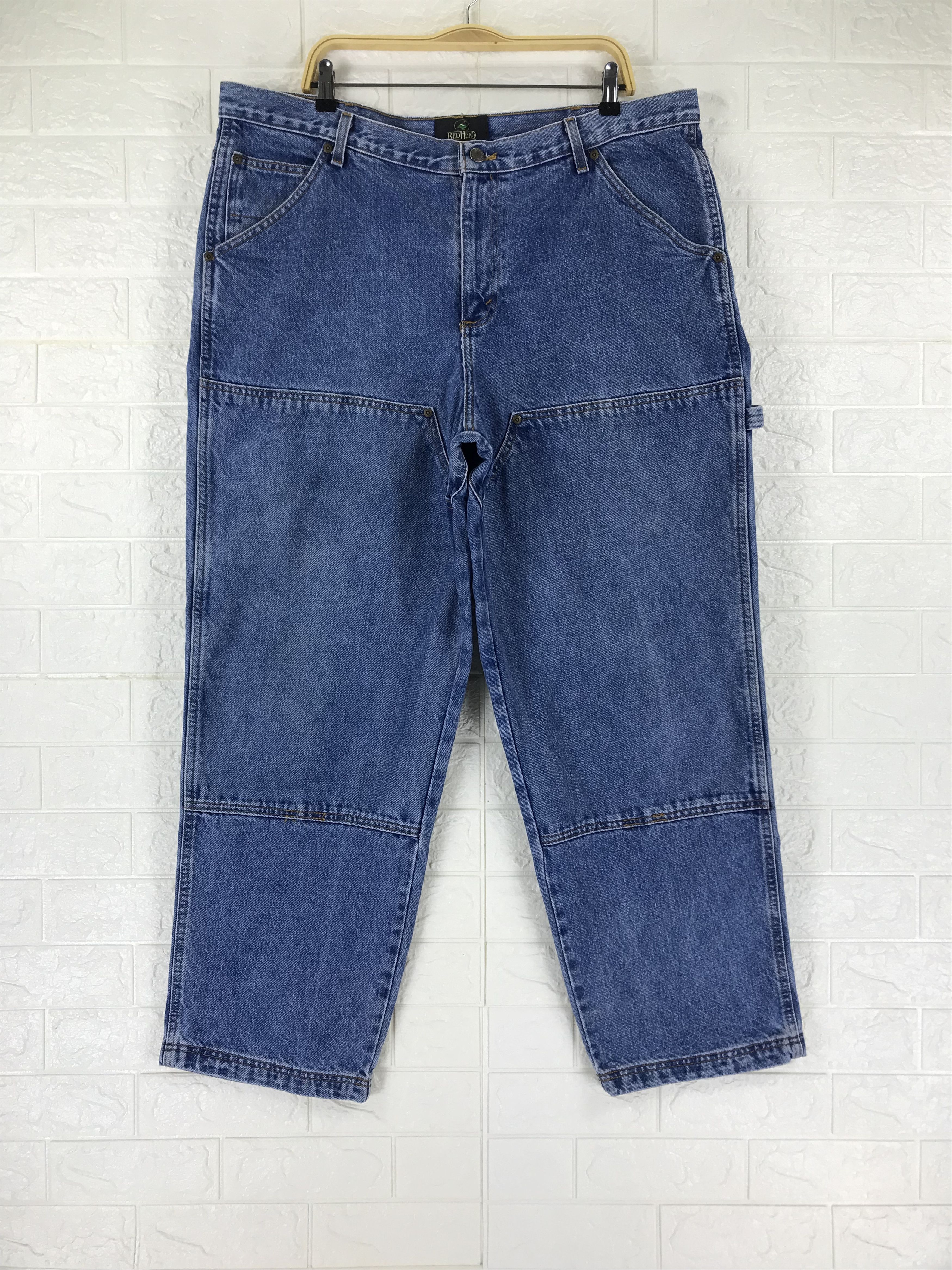 Vintage Redhead Double Knee Carpenter Jeans Baggy Denim
