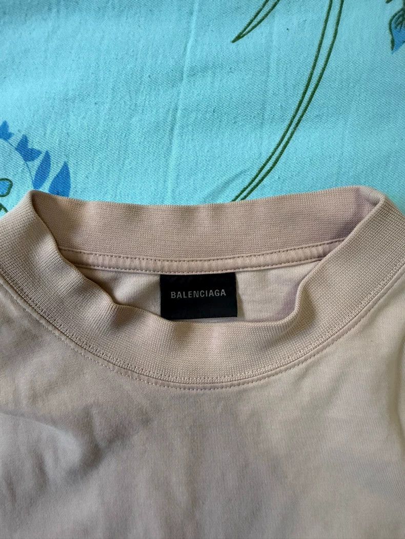 Balenciaga Balenciaga FW23 embroidered curved inverted logo light pink Size US S / EU 44-46 / 1 - 4 Thumbnail