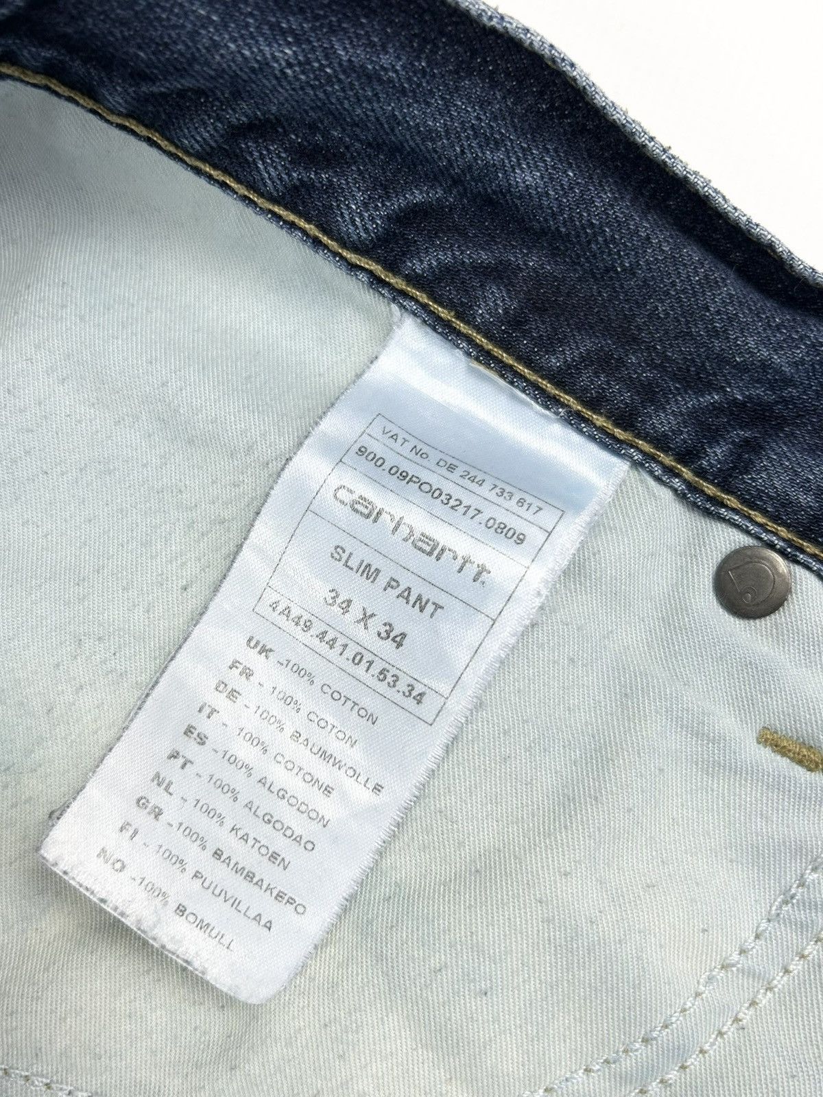 Carhartt Vintage Carhartt Jeans Y2k Blue Denim Pants Size L Size US 34 / EU 50 - 11 Thumbnail