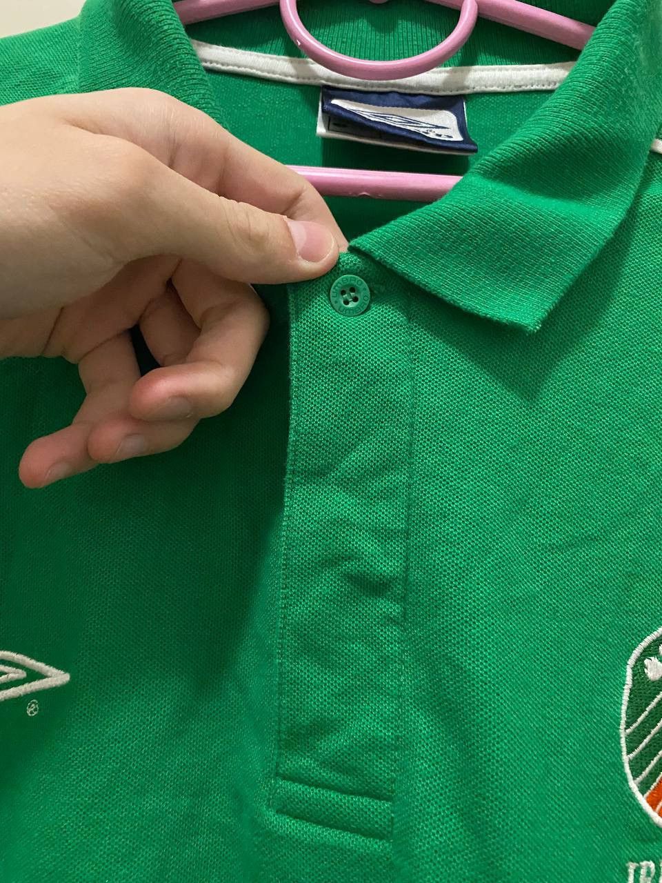 Umbro × Vintage Match worn Umbro Ireland v Brazil Vintage t shirt Size US XL / EU 56 / 4 - 6 Thumbnail