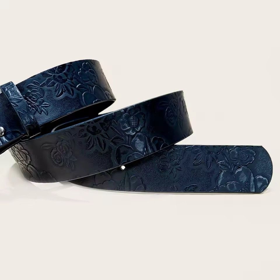 Leather Western Cowboy Punk Jeans Waistband Belt Size ONE SIZE - 5 Thumbnail