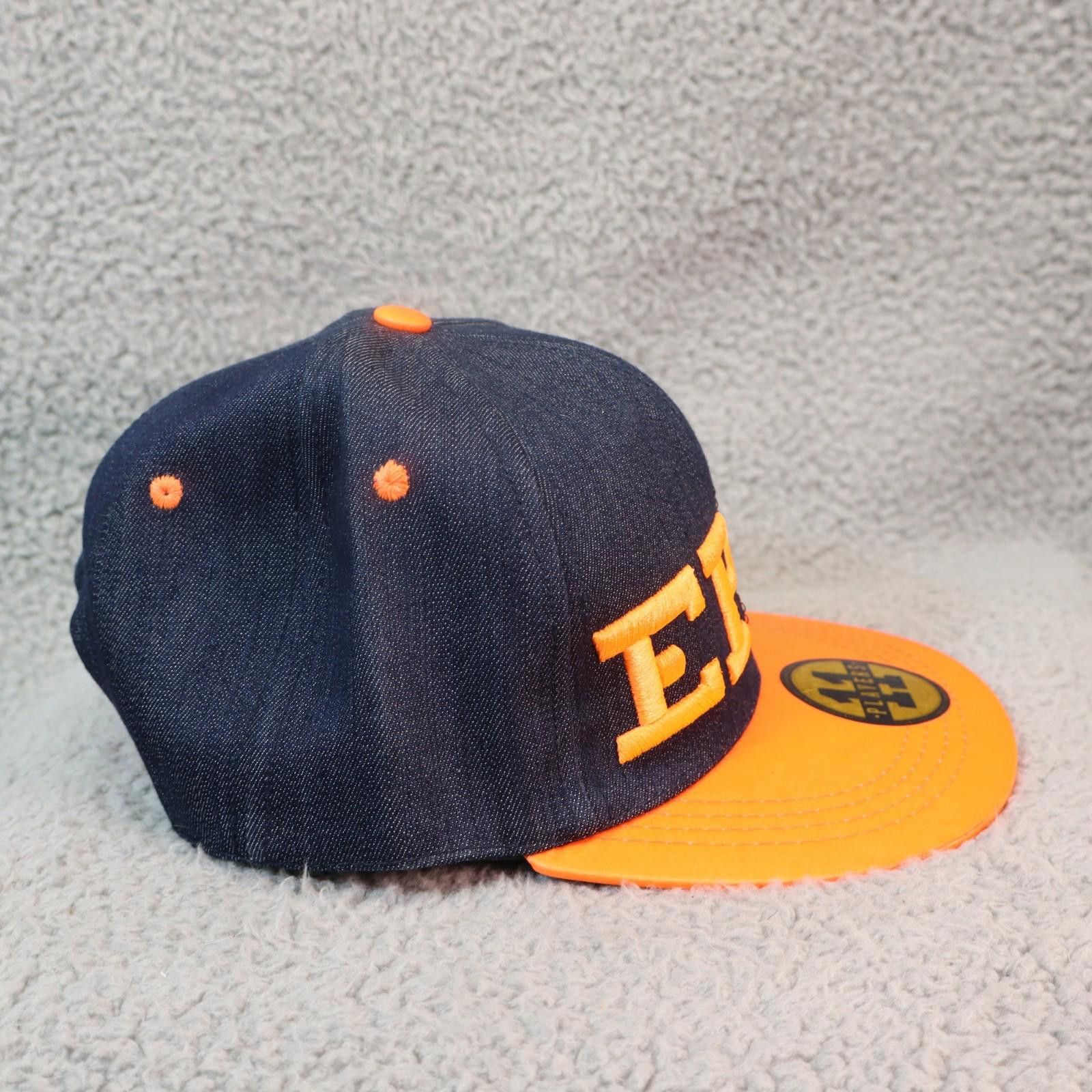Other Black Orange Hat Cap Snapback Eleven Players EP11 Denim sk8 Size ONE SIZE - 4 Thumbnail