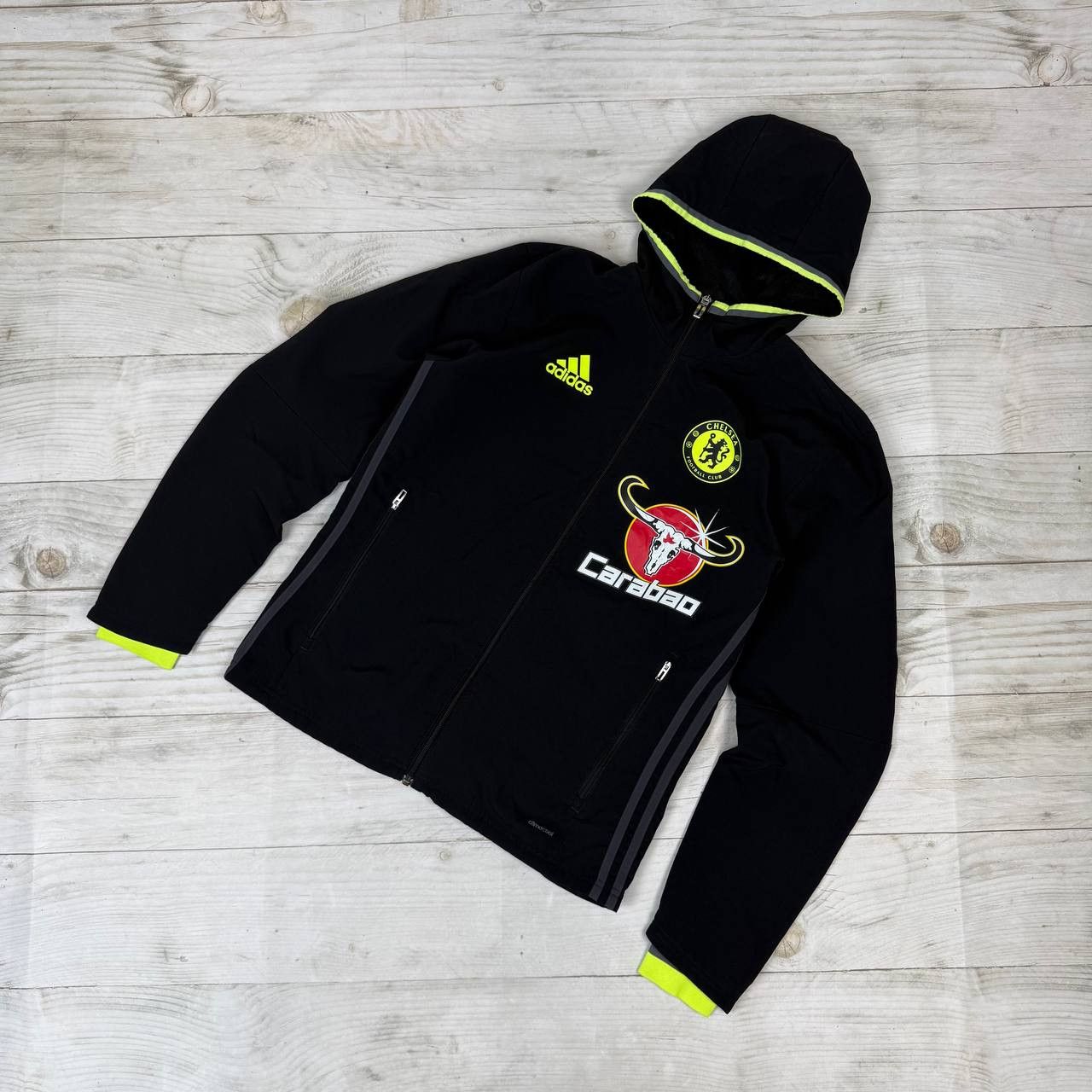 Adidas Adidas Chelsea 2016 2017 Pre Match Jacket Windbreaker Size US S / EU 44-46 / 1 - 1 Thumbnail