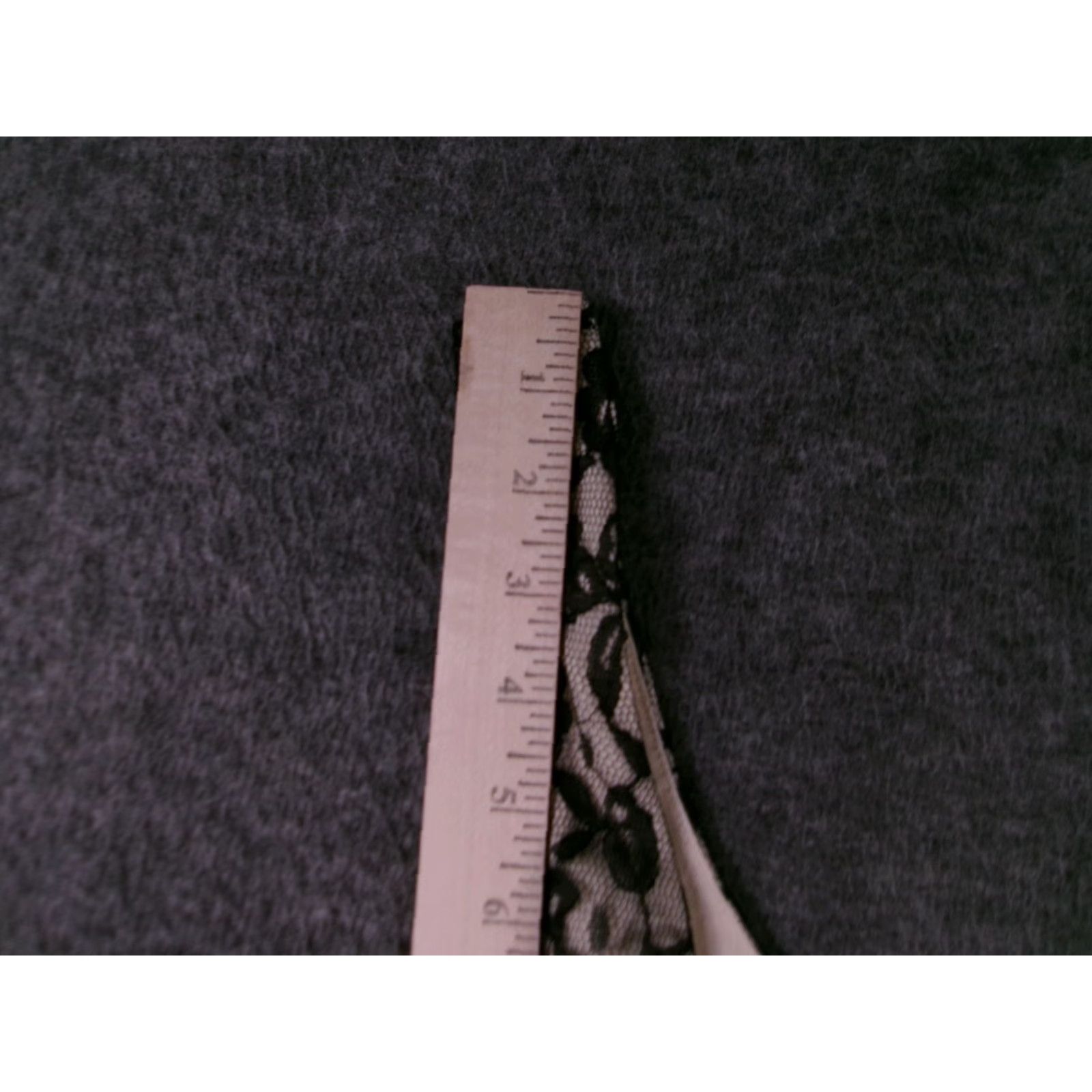 Vintage B Wear Dress Womens 13 Black Cream Lace Bodice Satin Sash Rosette Sleeveless Size XL / US 12-14 / IT 48-50 - 5 Thumbnail