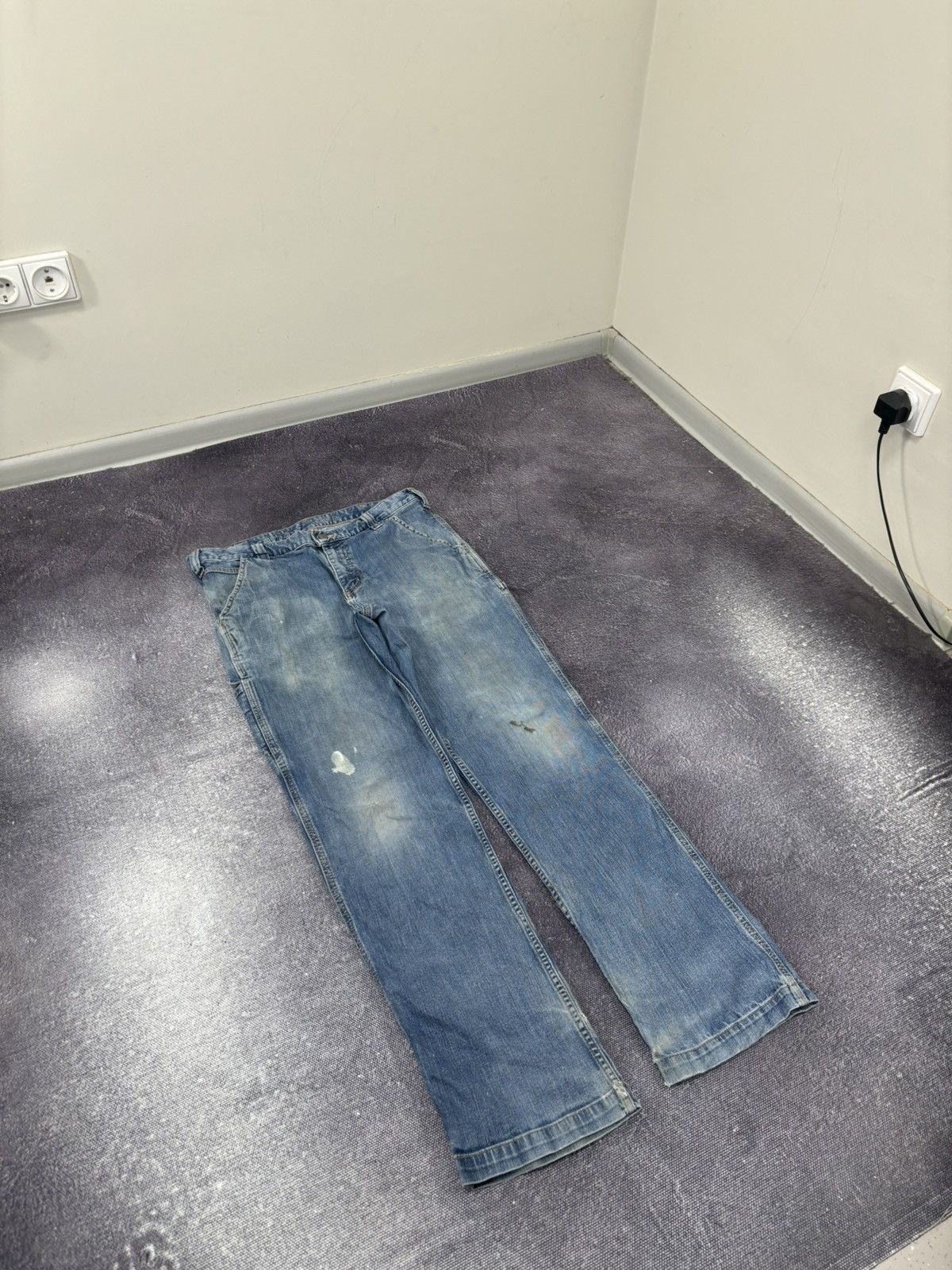 Carhartt Vintage Carhartt Faded Light Blue Relaxed Fit Denim Jeans Size US 34 / EU 50 - 7 Thumbnail