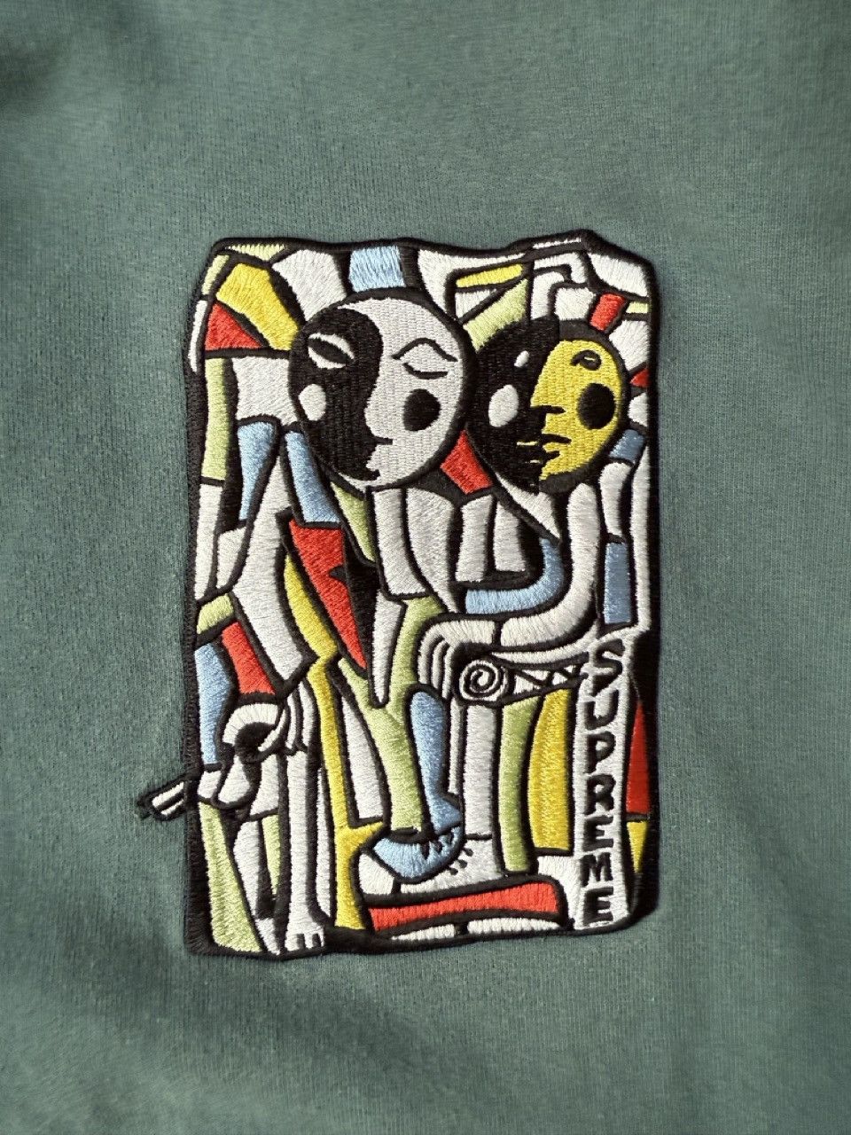 Supreme Neil Blender Mosaic Hooded Sweatshirt Size US XL / EU 56 / 4 - 6 Thumbnail