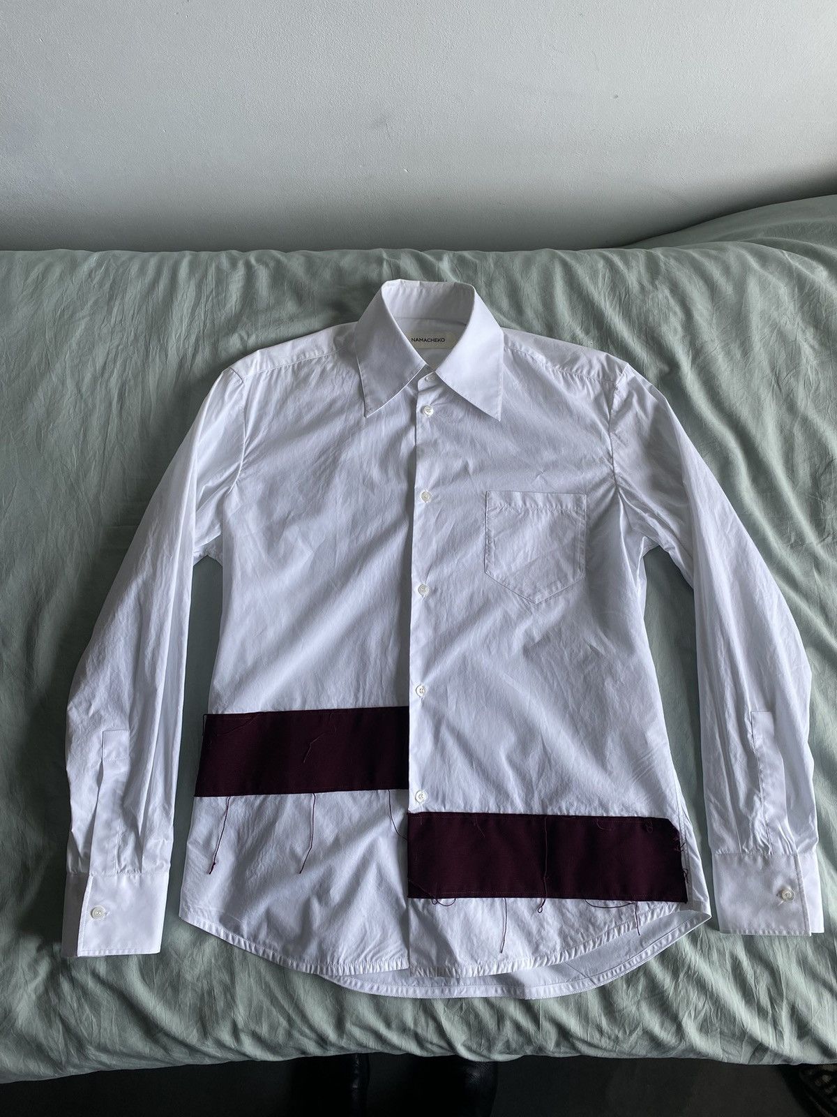 Namacheko Namacheko white button up tasukwi ss20 Size US S / EU 44-46 / 1 - 1 Thumbnail