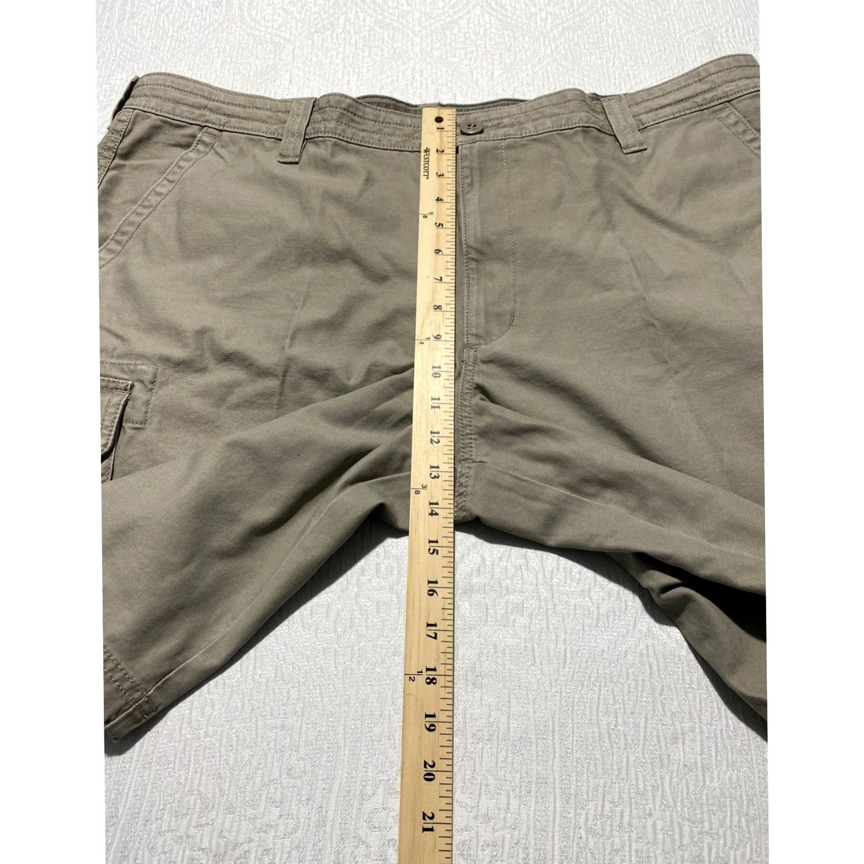 Vintage RedHead Cargo Shorts The Original Trail Head 6-Pocket Khaki Tan 44 Regular Pocket Army Casual Workwear Men Size US 44 / EU 60 - 4 Thumbnail