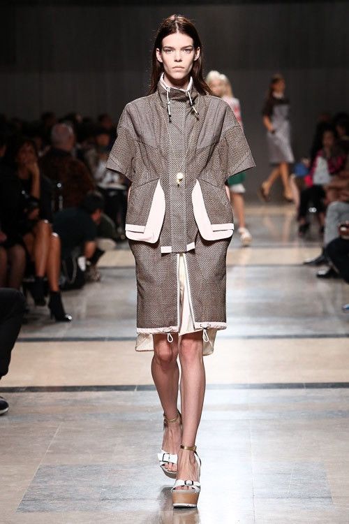 Sacai 🔥S/S 2014 Sacai Mesh Prototype Panelled Net Dress Size M / US 6-8 / IT 42-44 - 14 Thumbnail