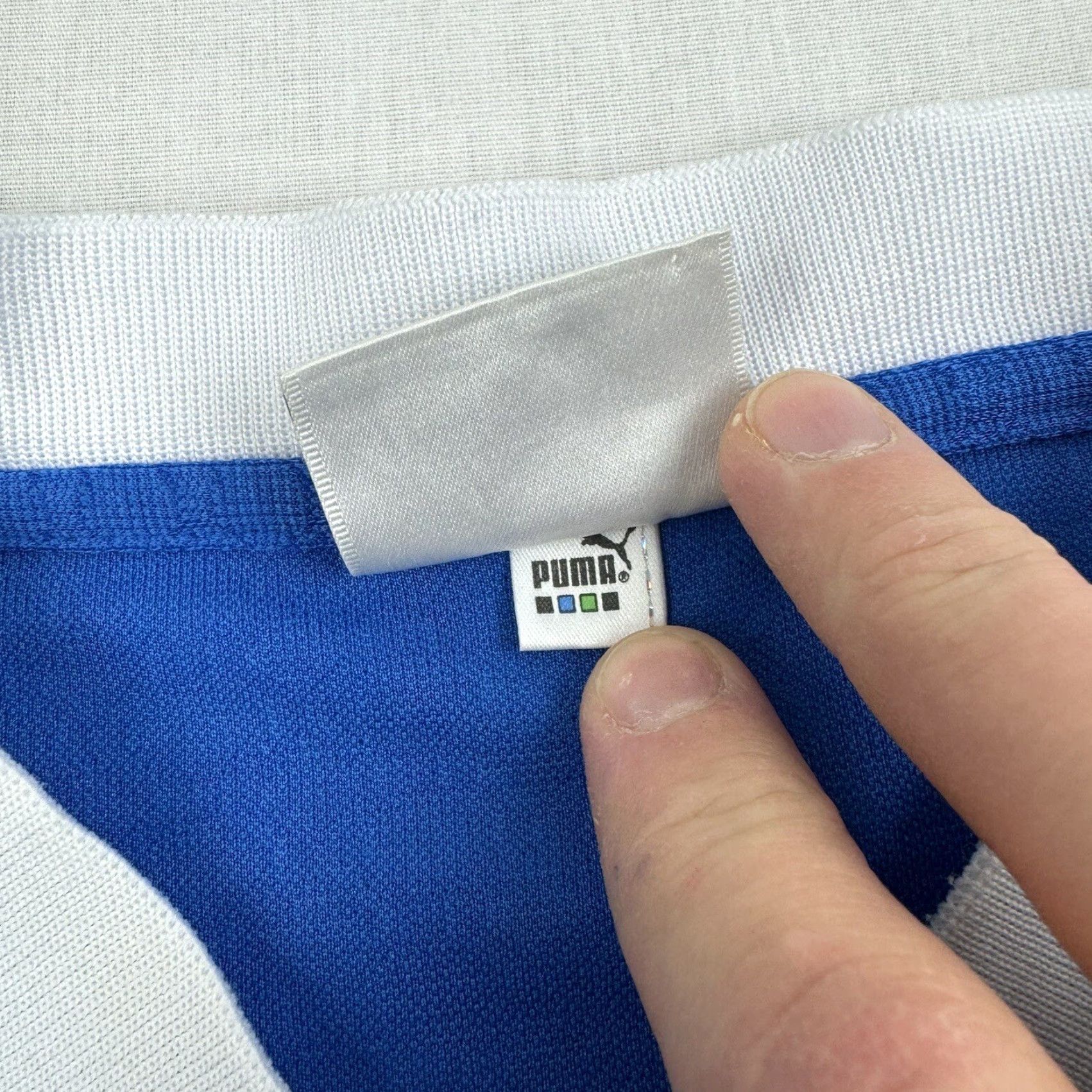 Puma VINTAGE PUMA Jersey Soccer Football Adult XL Blue 90s FIFA Mens Soccer Shirt Size US XL / EU 56 / 4 - 4 Thumbnail