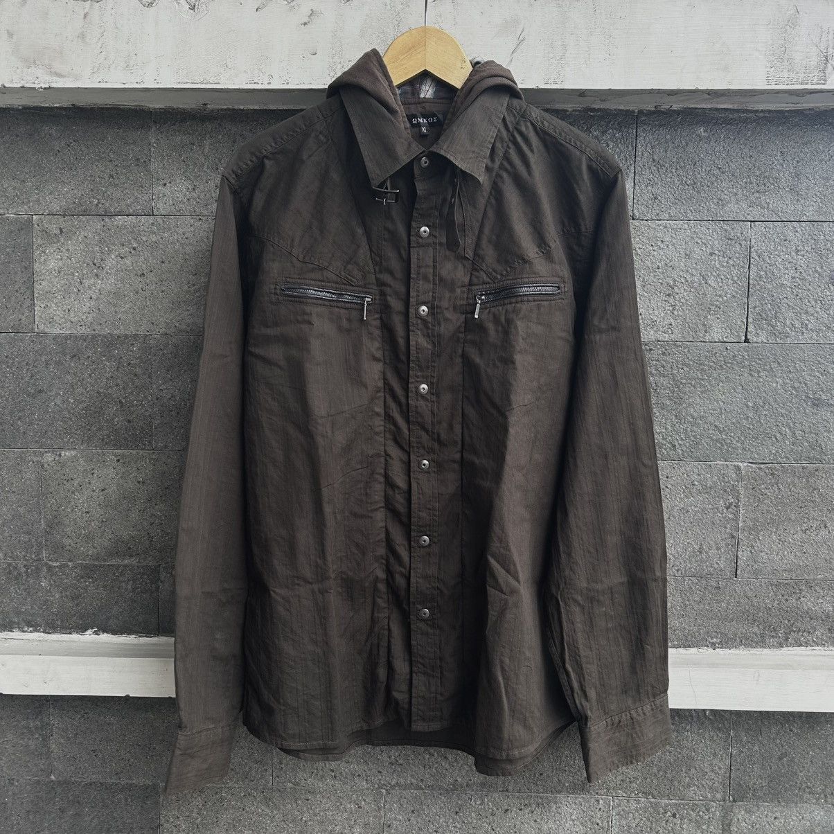 Japanese Brand Vintage y2k Bondage Style Long Slevee Shirt Size US XL / EU 56 / 4 - 1 Thumbnail