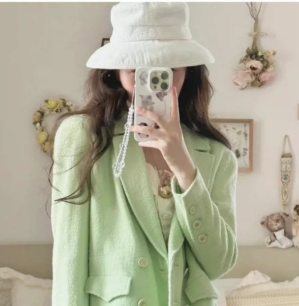 Chanel CHANEL White Denim Fisherman Bucket Hat -2505 Size ONE SIZE - 9 Thumbnail