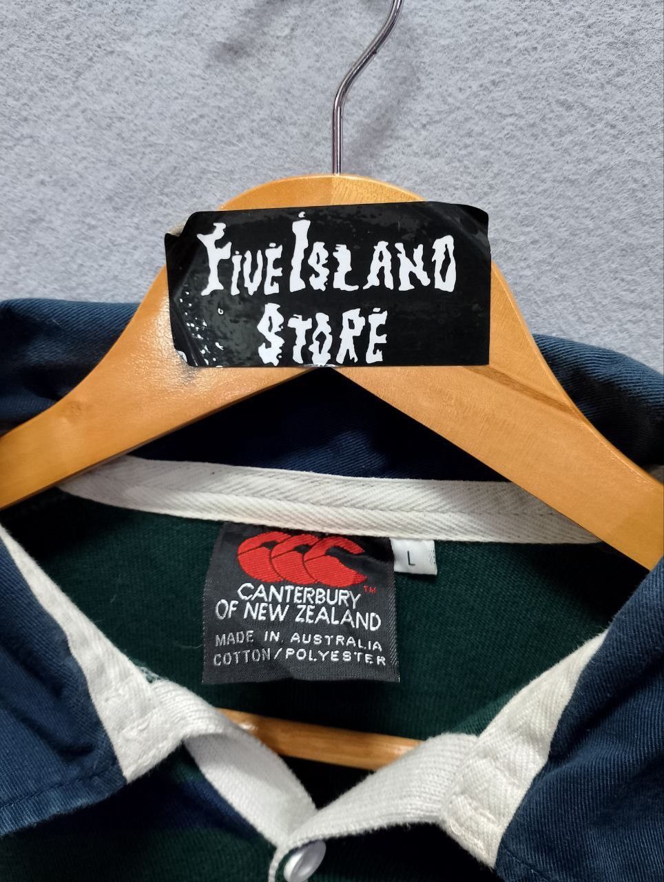 Canterbury of New Zealand Vintage 1996 Canterbury Rugby Shirt Size US L / EU 52-54 / 3 - 4 Thumbnail