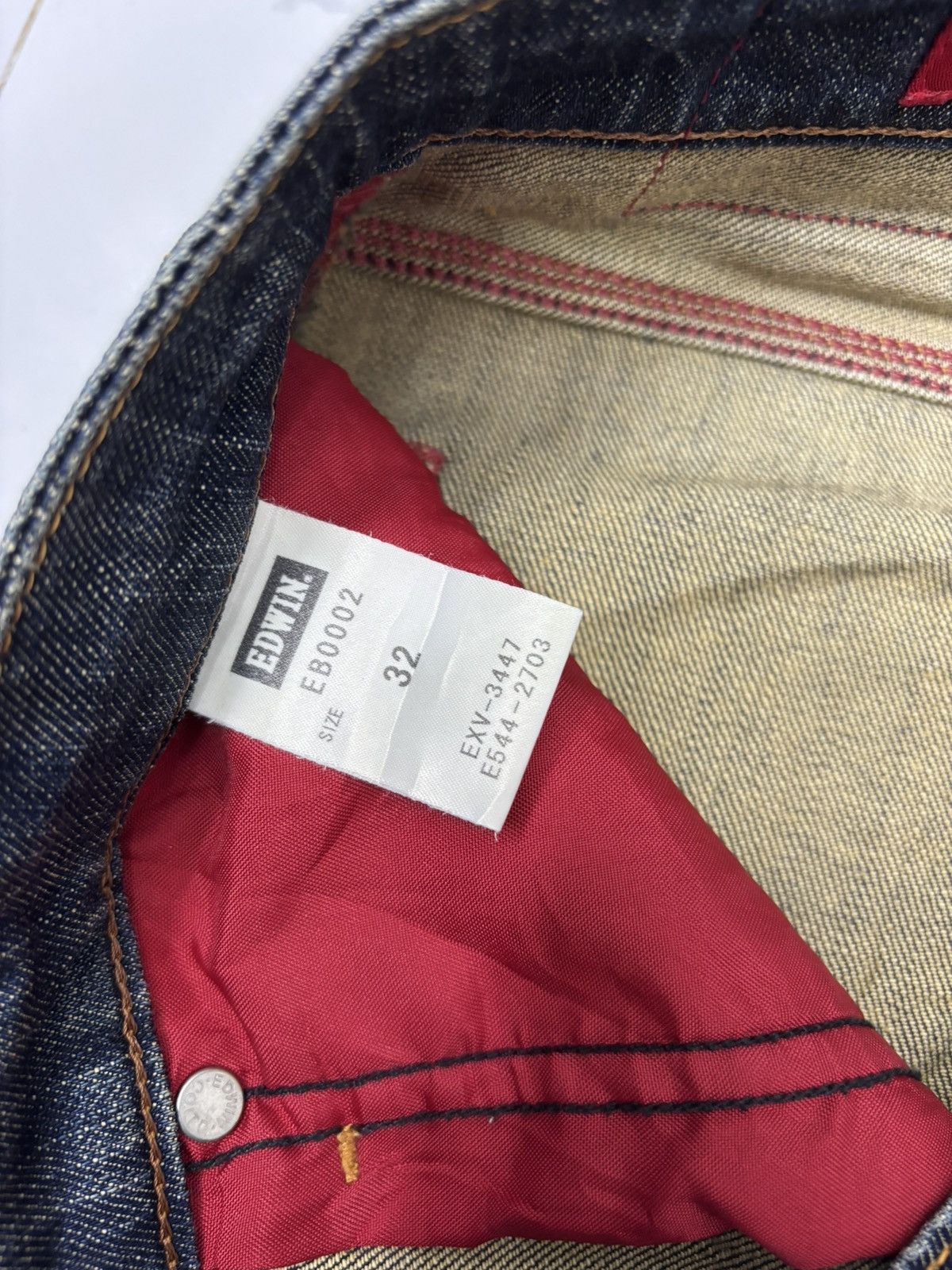 Kapital Edwin Blue Trip Curved Banana Cut Loose Jeans Size US 34 / EU 50 - 12 Thumbnail
