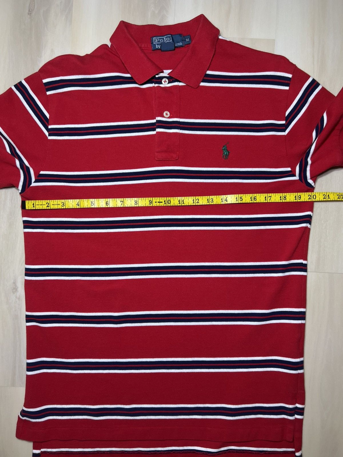 Polo Ralph Lauren VTG Polo Ralph Lauren Shirt Sz M Red Striped Classic Preppy Size US M / EU 48-50 / 2 - 5 Thumbnail
