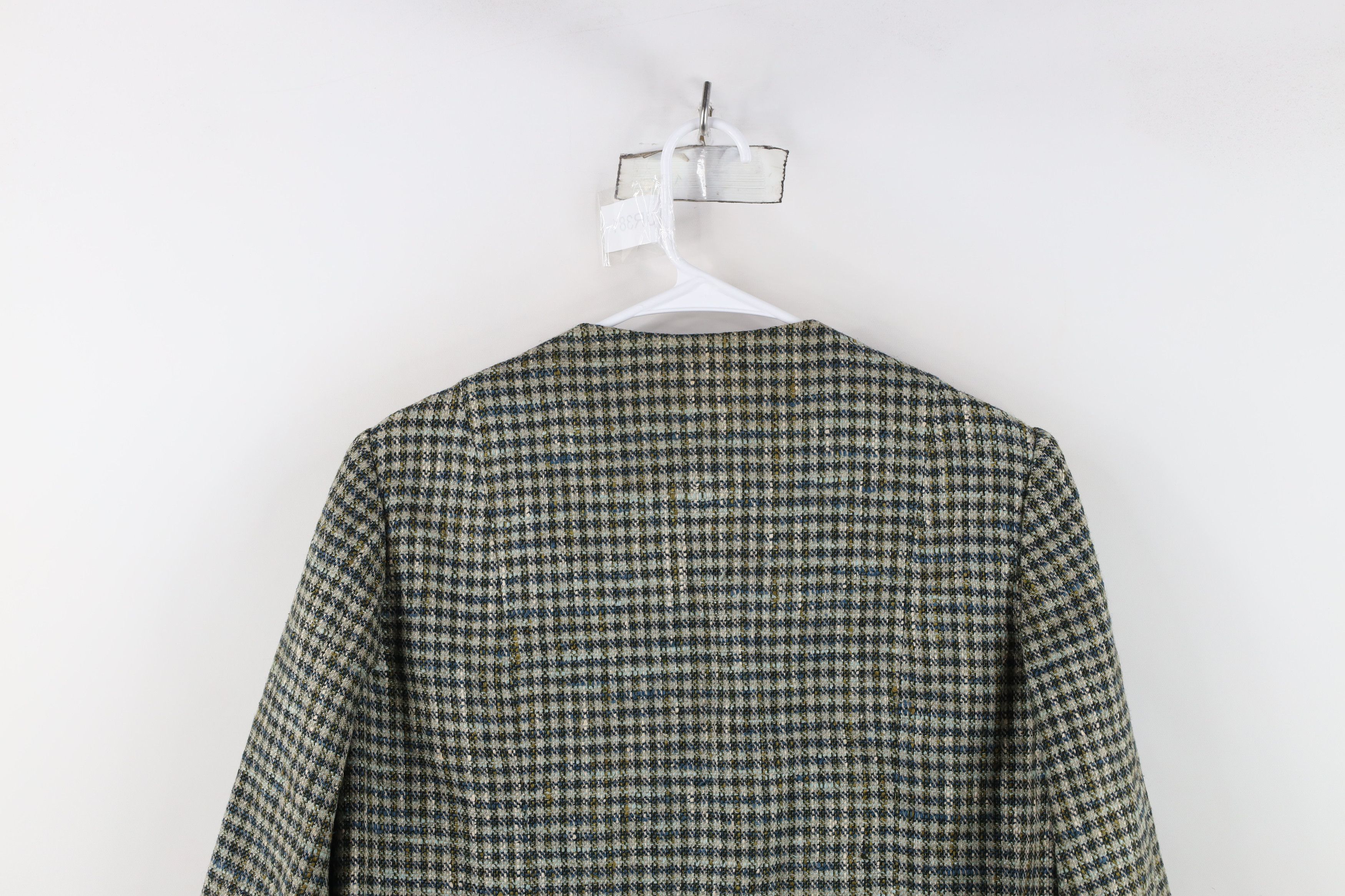 Vintage Vintage 50s 60s Rockabilly Blazer Suit Jacket Plaid USA Size L / US 10 / IT 46 - 12 Thumbnail
