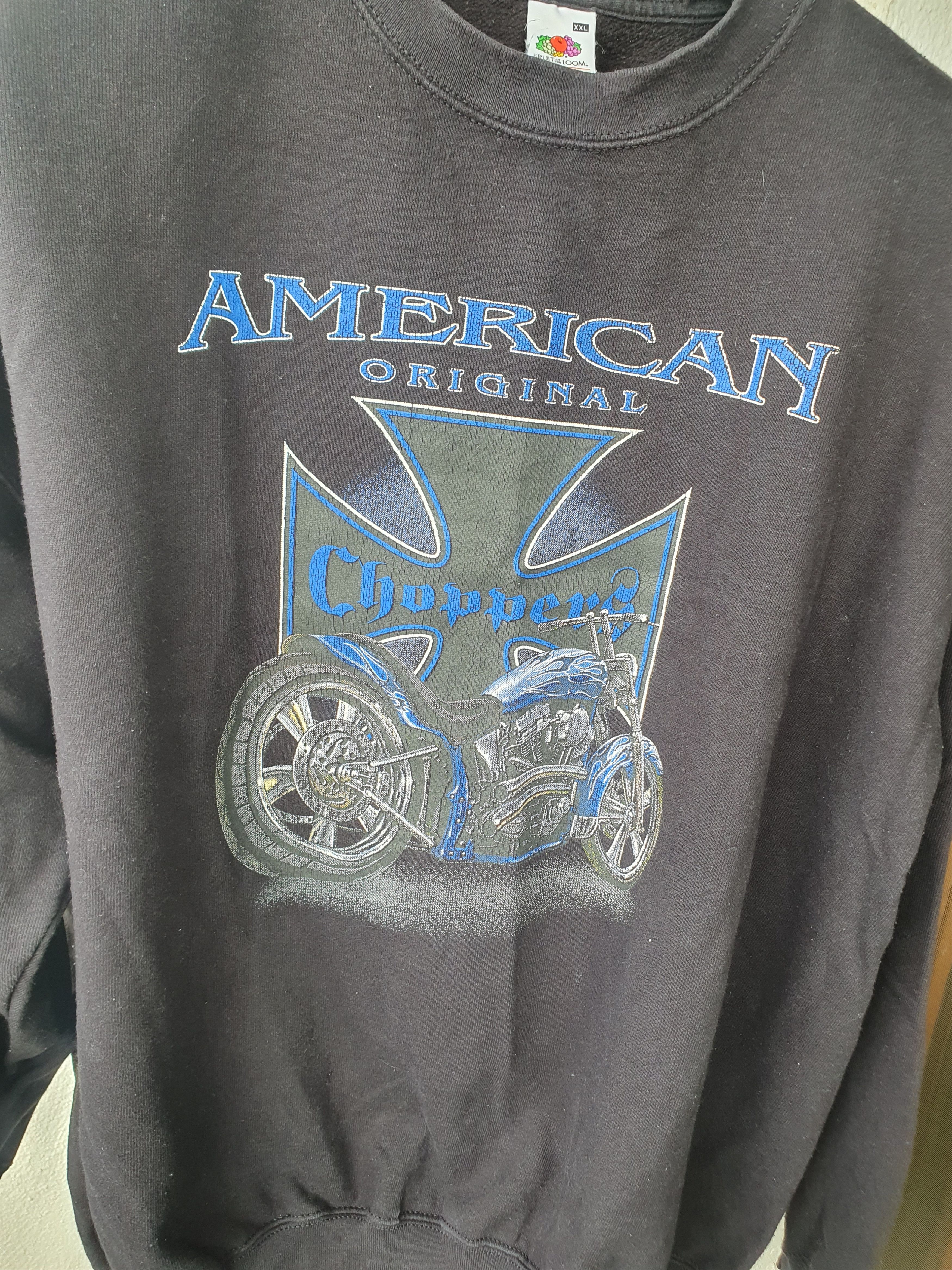 Vintage × West Coast Choppers American Chopper Y2K Faded sweatshirt sz XXL Size US XXL / EU 58 / 5 - 5 Thumbnail