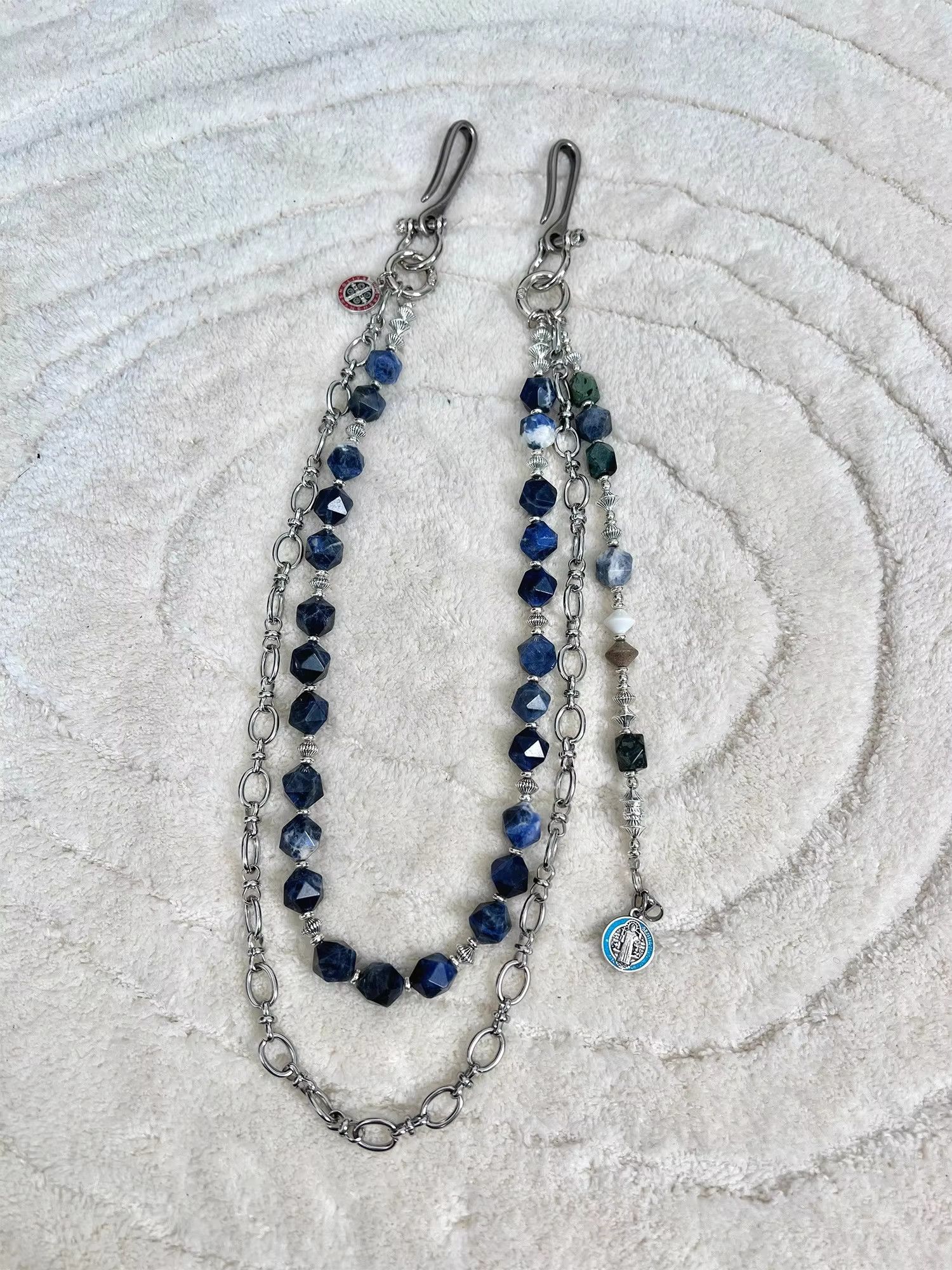 Jewelry Three In One Combination Peacock Pants Waist Chain Size ONE SIZE - 1 Thumbnail