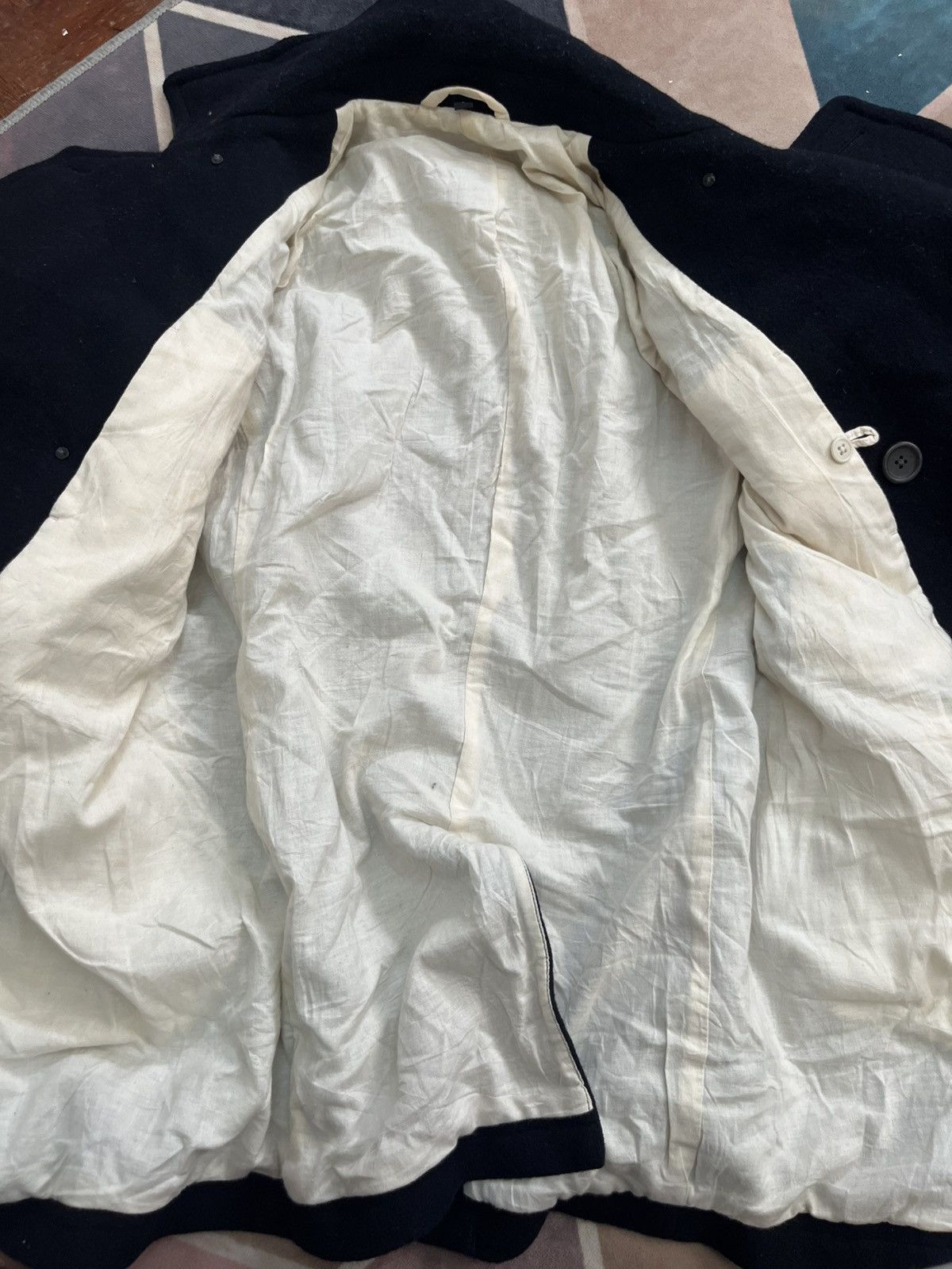 Vintage 💥Vintage 80s Unbranded Wool Jackets With Linen Lining Size M / US 6-8 / IT 42-44 - 11 Thumbnail