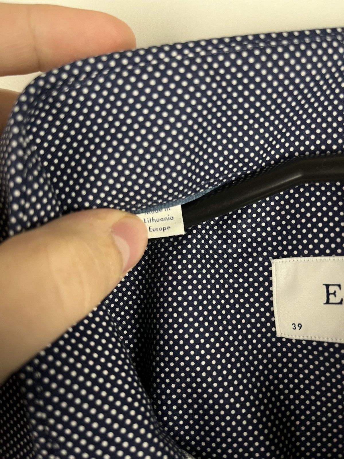 Eton Eton Luxury Polka Dot Cotton Long Sleeve Shirt Button Up Size US M / EU 48-50 / 2 - 7 Thumbnail