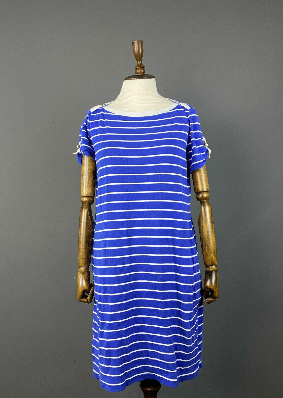 Lauren Ralph Lauren Ladies Lauren Ralph Lauren Blue Stripe A-Line Dress Size XL Size XL / US 12-14 / IT 48-50 - 1 Thumbnail