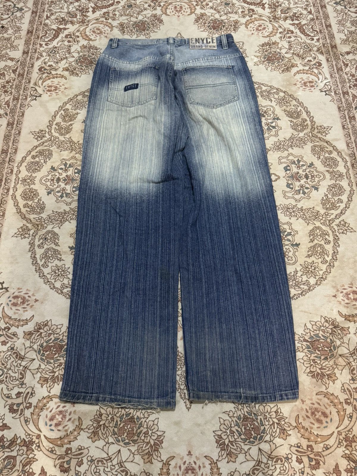 Japanese Brand × Le Grande Bleu (L.G.B.) × Vintage Vintage Y2K Enyce Dirty Baggy Jeans Size US 32 / EU 48 - 7 Thumbnail