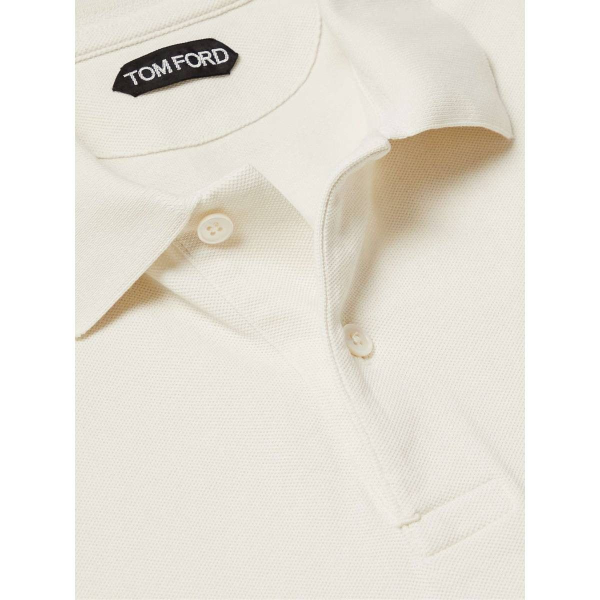 Tom Ford o1w1db10125 TFJ982 Polo Shirt in White Size US S / EU 44-46 / 1 - 5 Thumbnail
